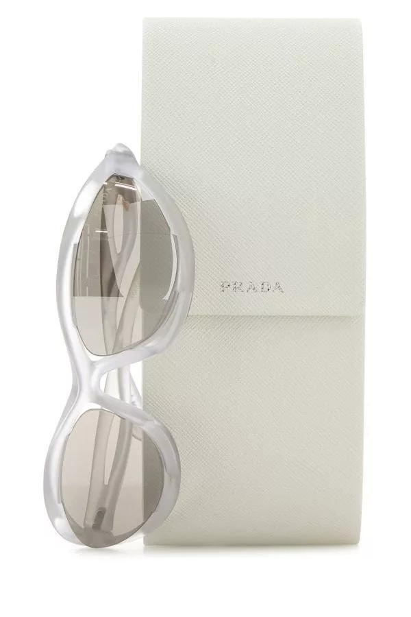 Prada Sunglasses Prada Transparent Acetate Sunglasses Multi