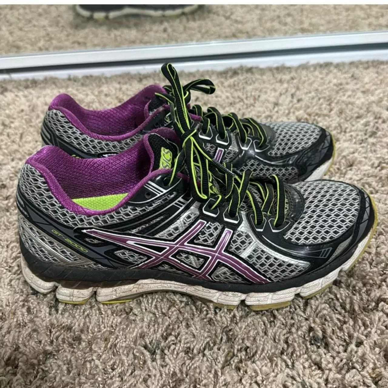 Asics Low Top Sneakers Asics GT 2000 Womens Shoes Sneakers Gray