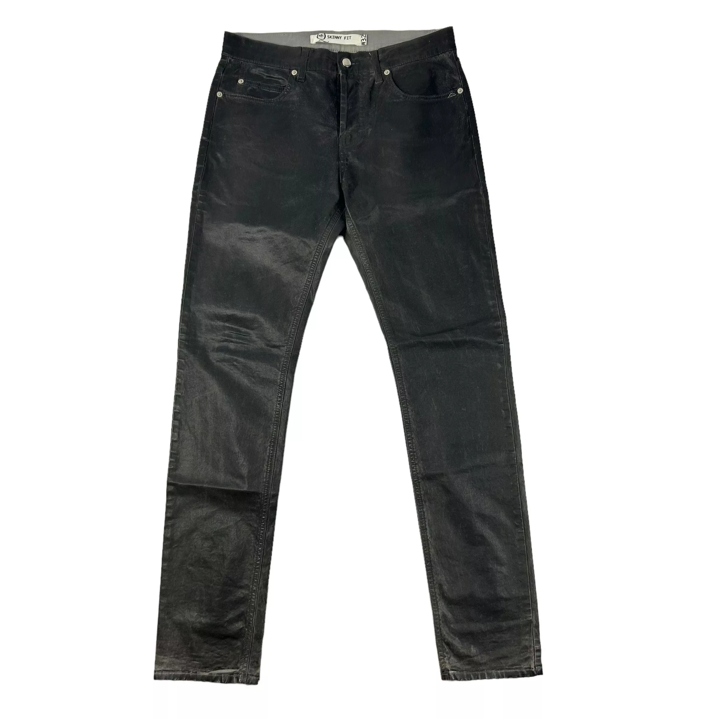 Alexander McQueen Denim Alexander Mcqueen waxed denim Gray