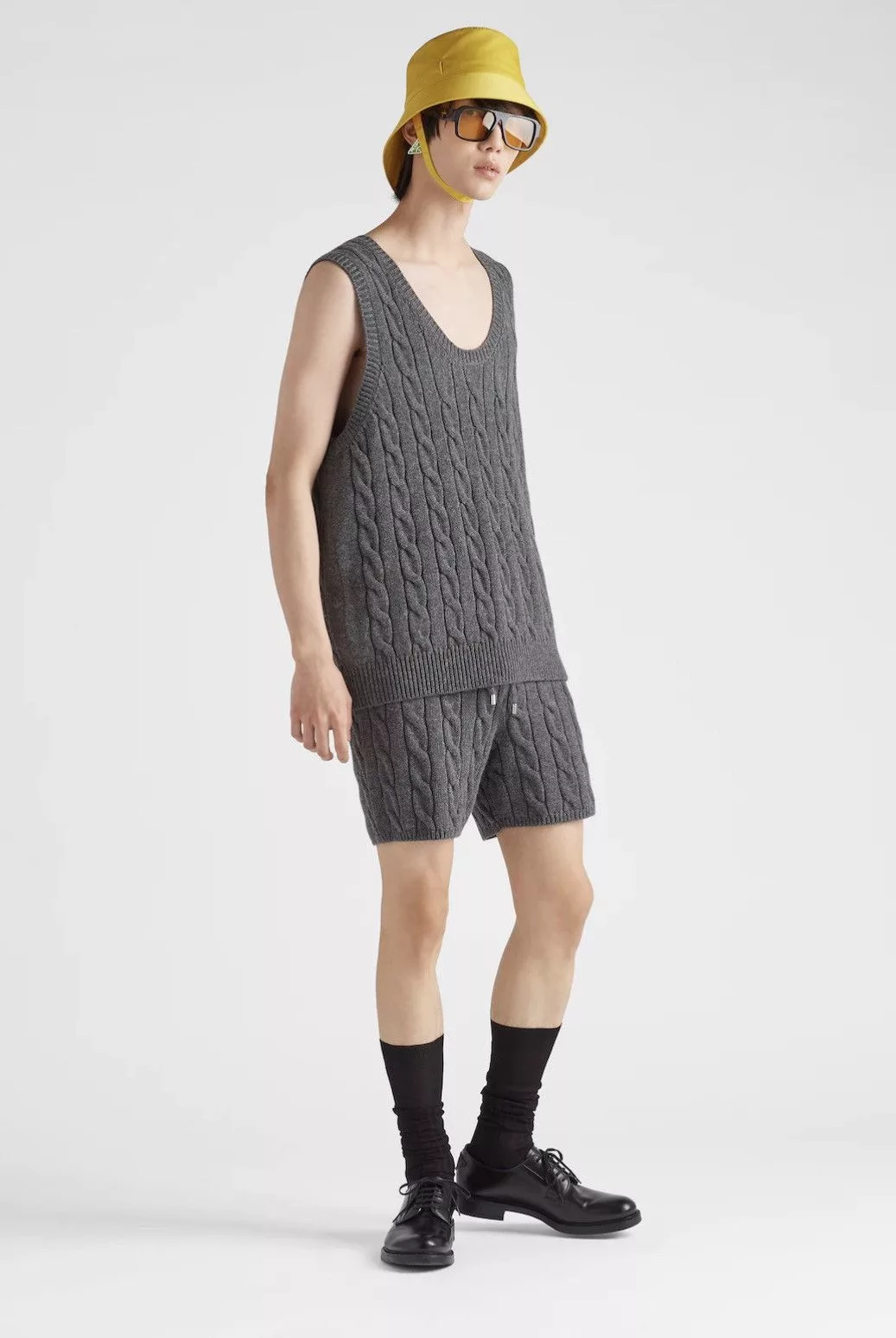 Prada Shorts $2.8k Prada Cashmere Shorts Gray
