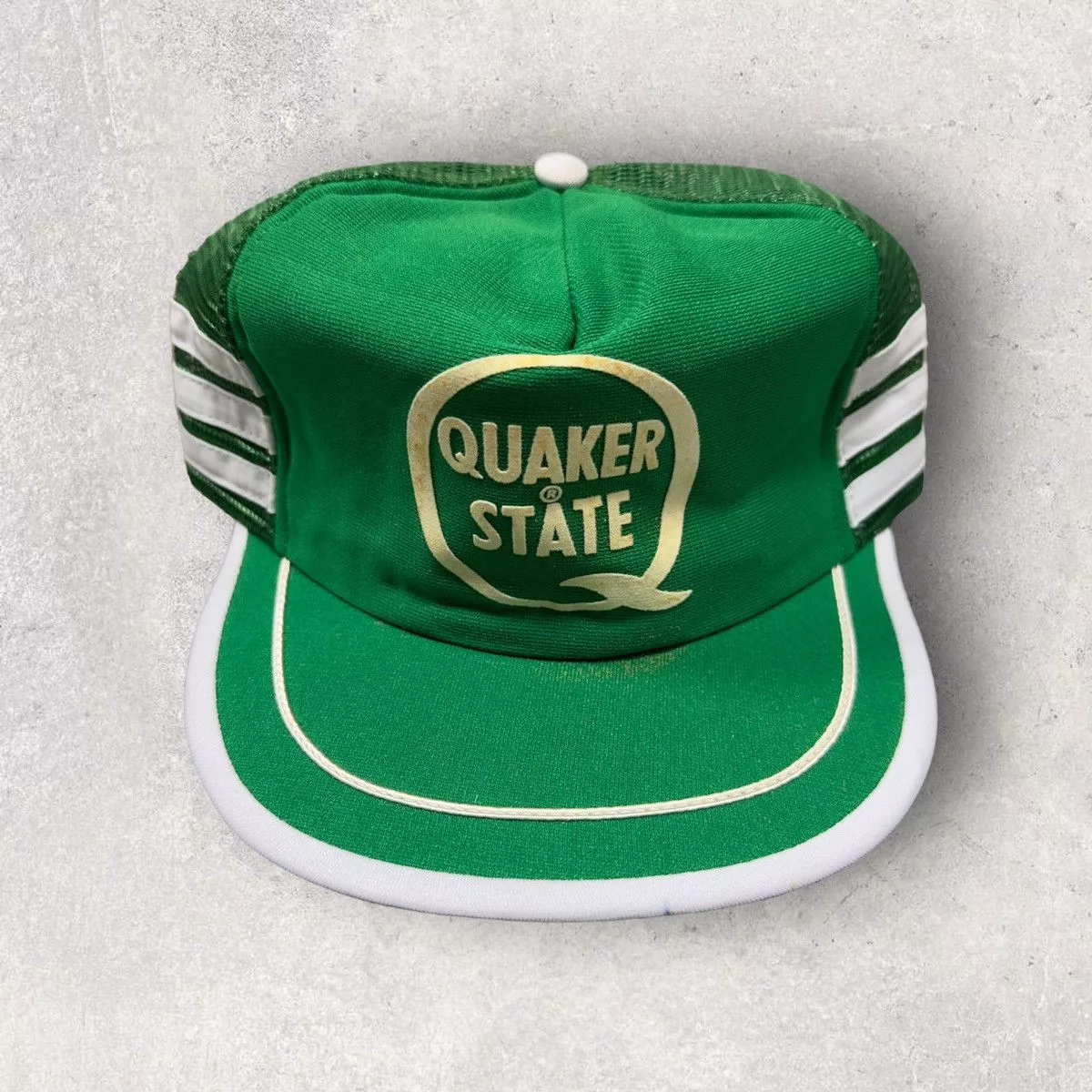 Vintage Hats Vintage Quaker State hat Green