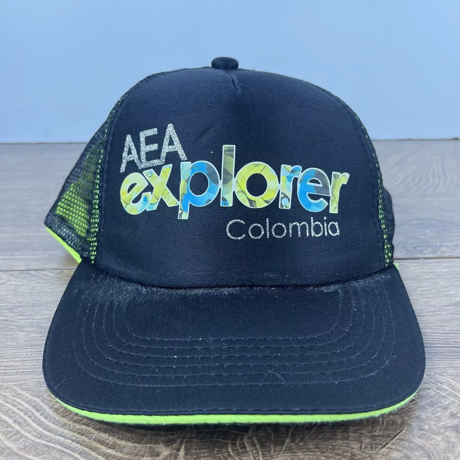 Columbia Hats AEA Explorer Columbia Hat Snapback Hat Black Hat Adjustable