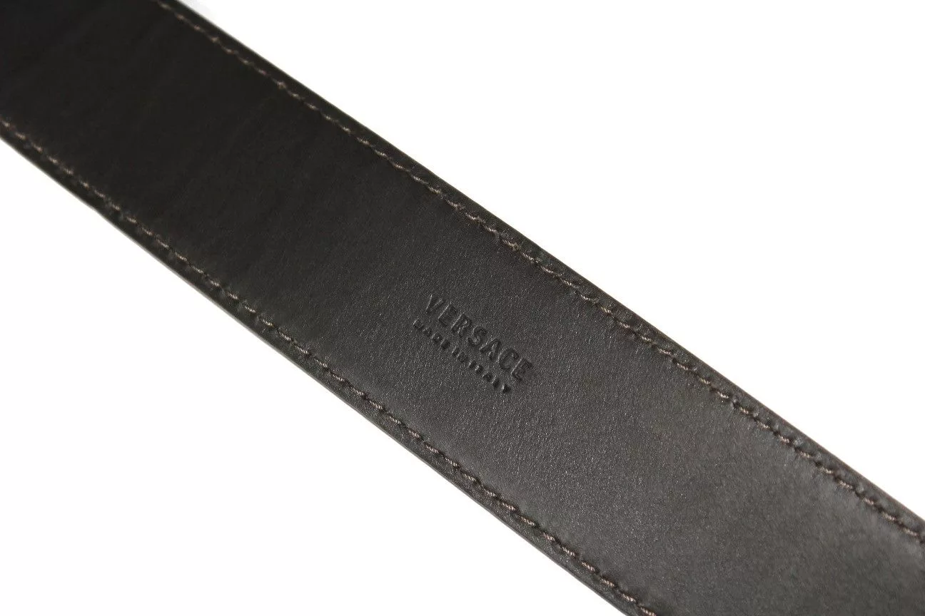 Versace Belts Versace Varnished Belt Gold