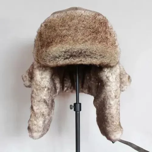 Other Hats Other Hat with Ear Flap Brown Streetwear