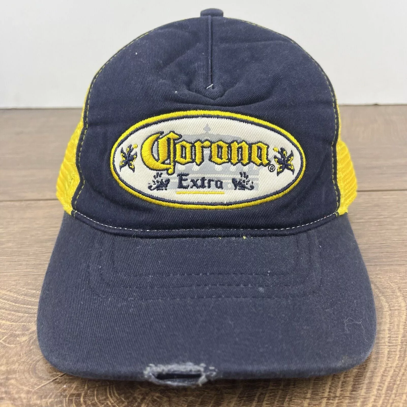 Other Hats Other Corona Extra Hat Blue Snapback Hat Blue Adjustable Hat Blue