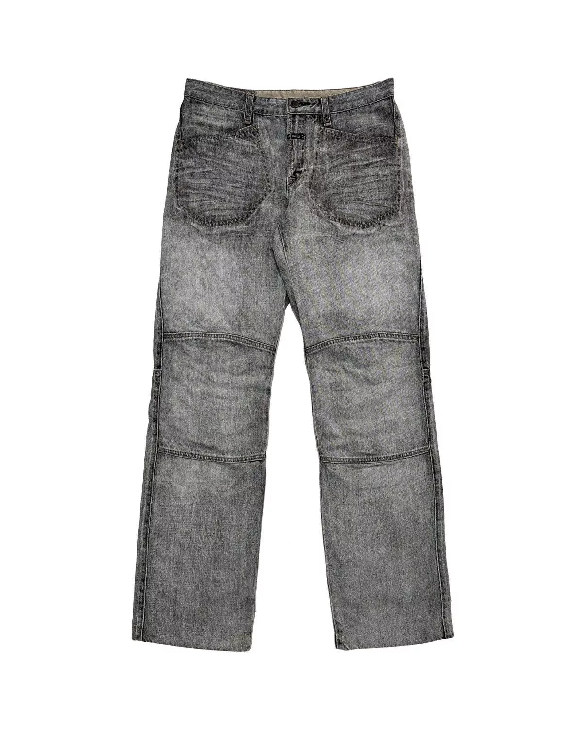 Marithe + Francois Girbaud Denim Marithe + Francois Girbaud × Vintage Marithe Francois Girbaud Biker Denim Jeans Gray