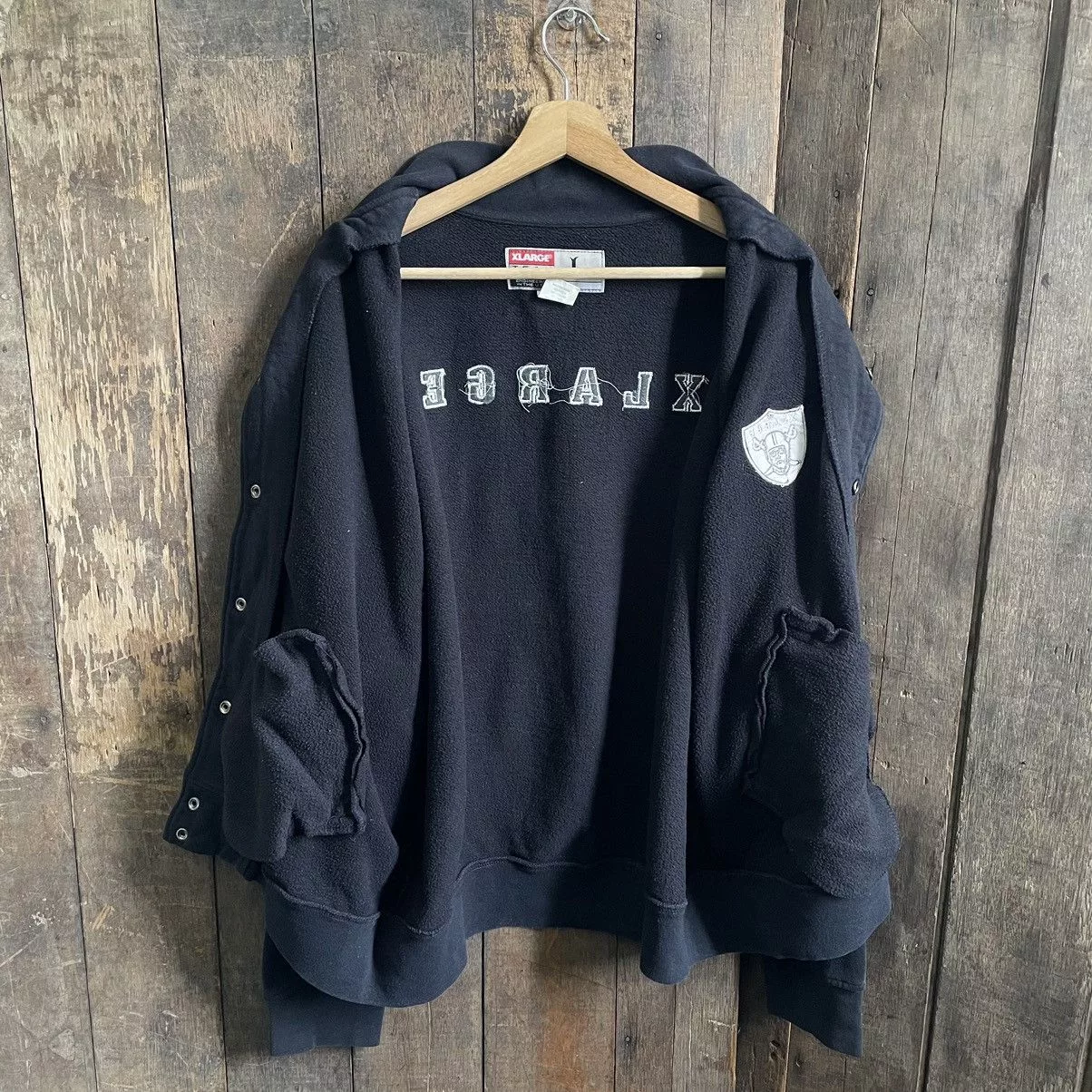 NFL Light Jackets NFL Xlarge X Raiders Light Jacket Black