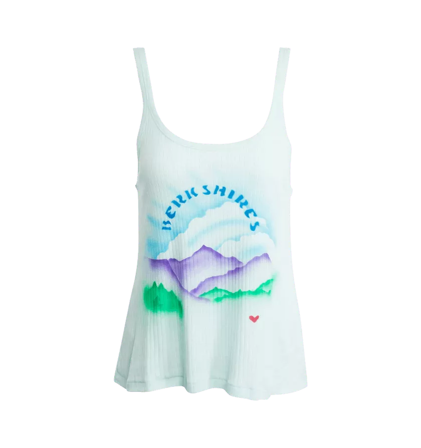 Bode Tank Tops Bode o1h1sh10624 Tank Top in Light Blue