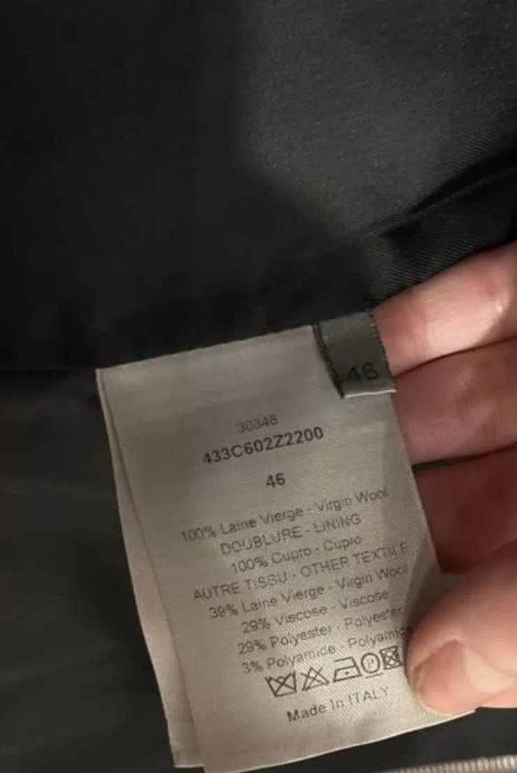Dior Vests Dior × Kris Van Assche Dior Homme suit vest Black