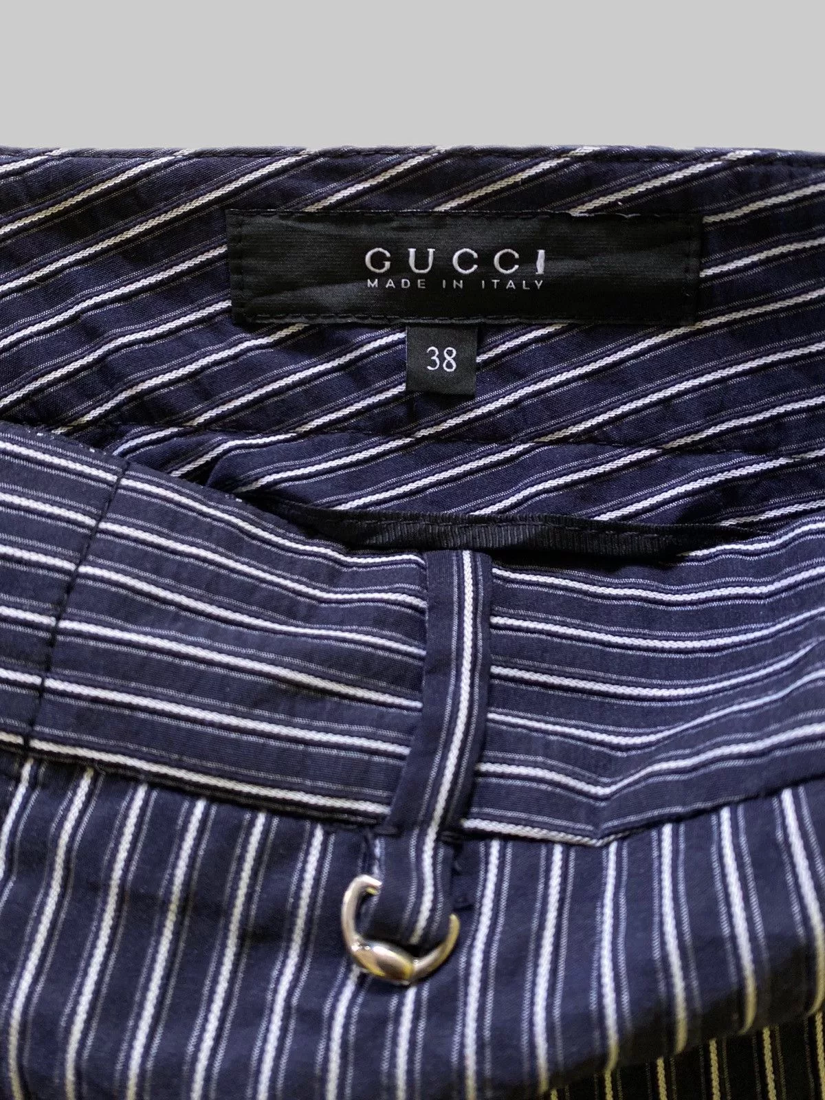 Gucci Pants SS2009 Gucci Striped Pants Blue
