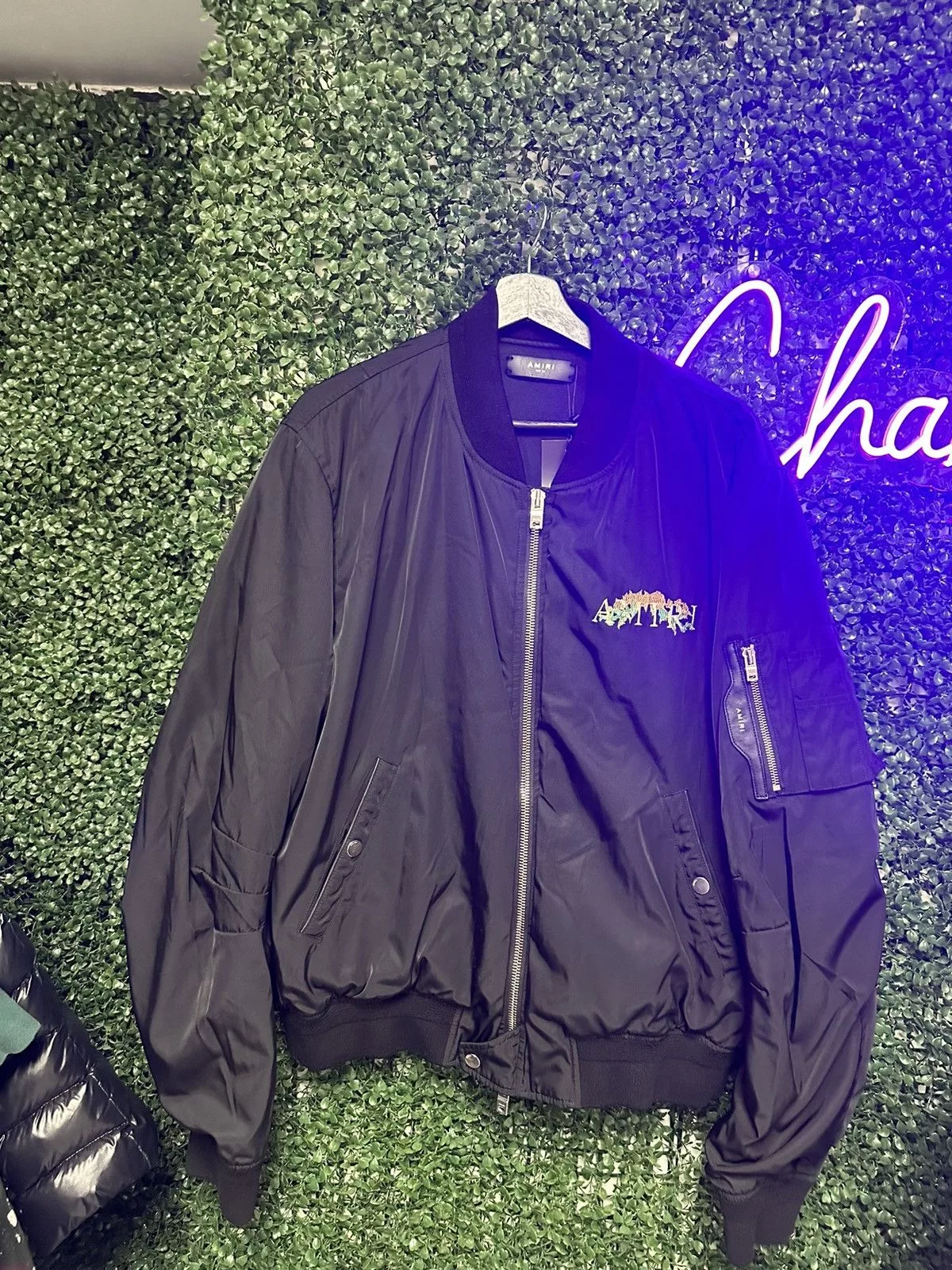Amiri Bombers Amiri Cherub Bomber Jacket Black