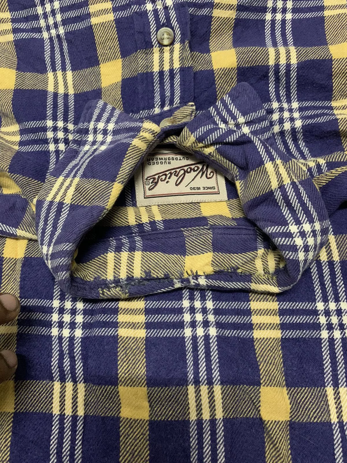 Vintage Shirts Button Ups Vintage × Woolrich Woolen Mills woolrich button up western style Blue Streetwear
