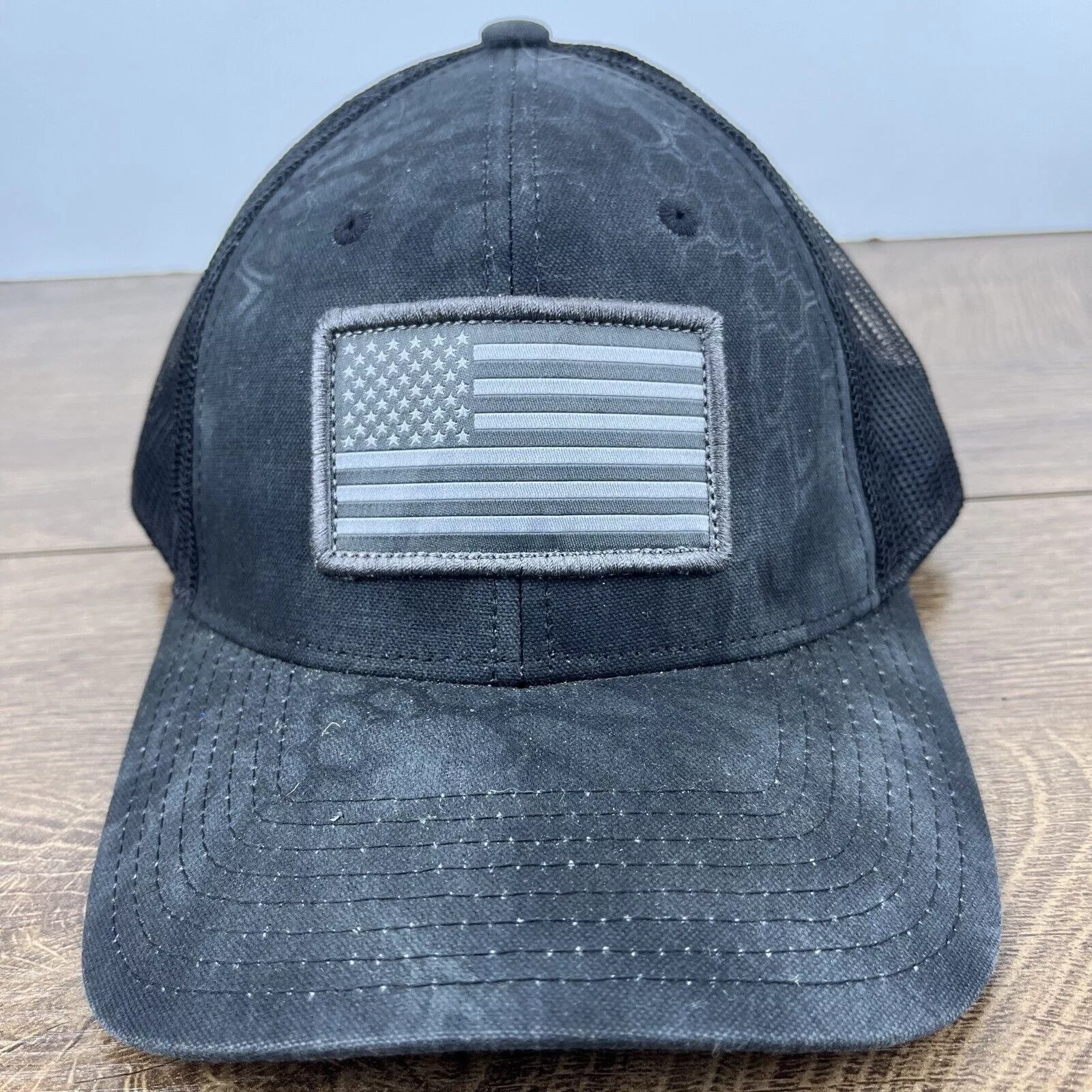 Other Hats Other USA Flag Snapback Hat American Flag Gray Hat Adjustable Adul
