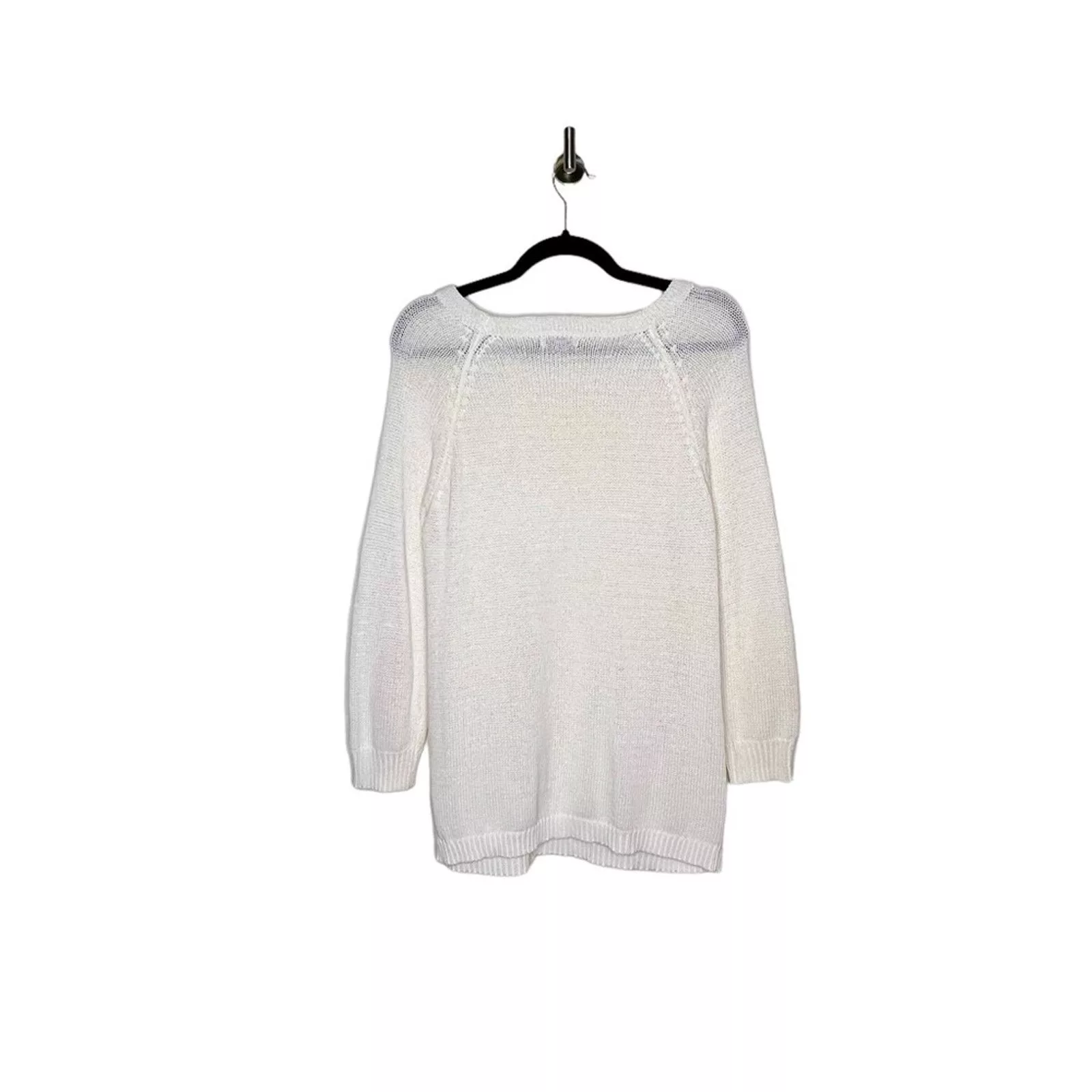 Croft & Barrow Blouses Croft & Barrow Knit Pullover Sweater in Cream Size Medium White