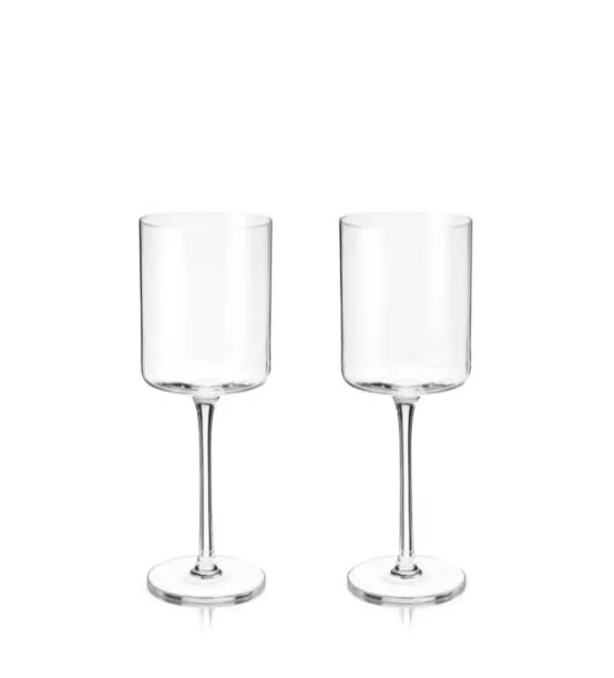 Laurel Crystal White Wine Glasses