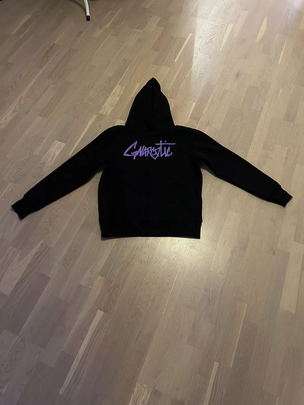 Gnarcotic Sweatshirts Hoodies Black logo hoodie from Gnarcotic with purple writing