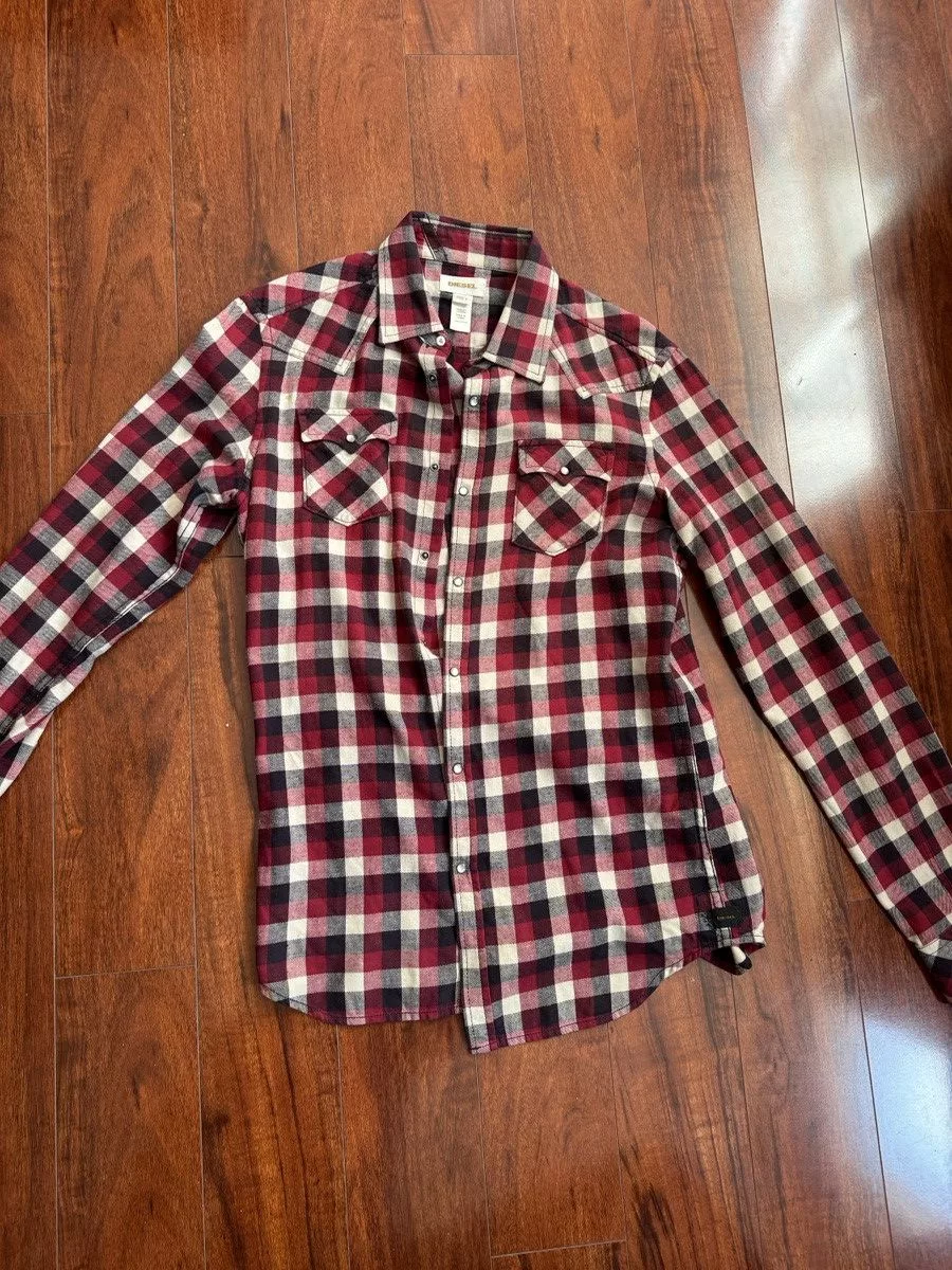 Diesel Shirts Button Ups Diesel Button Up Black