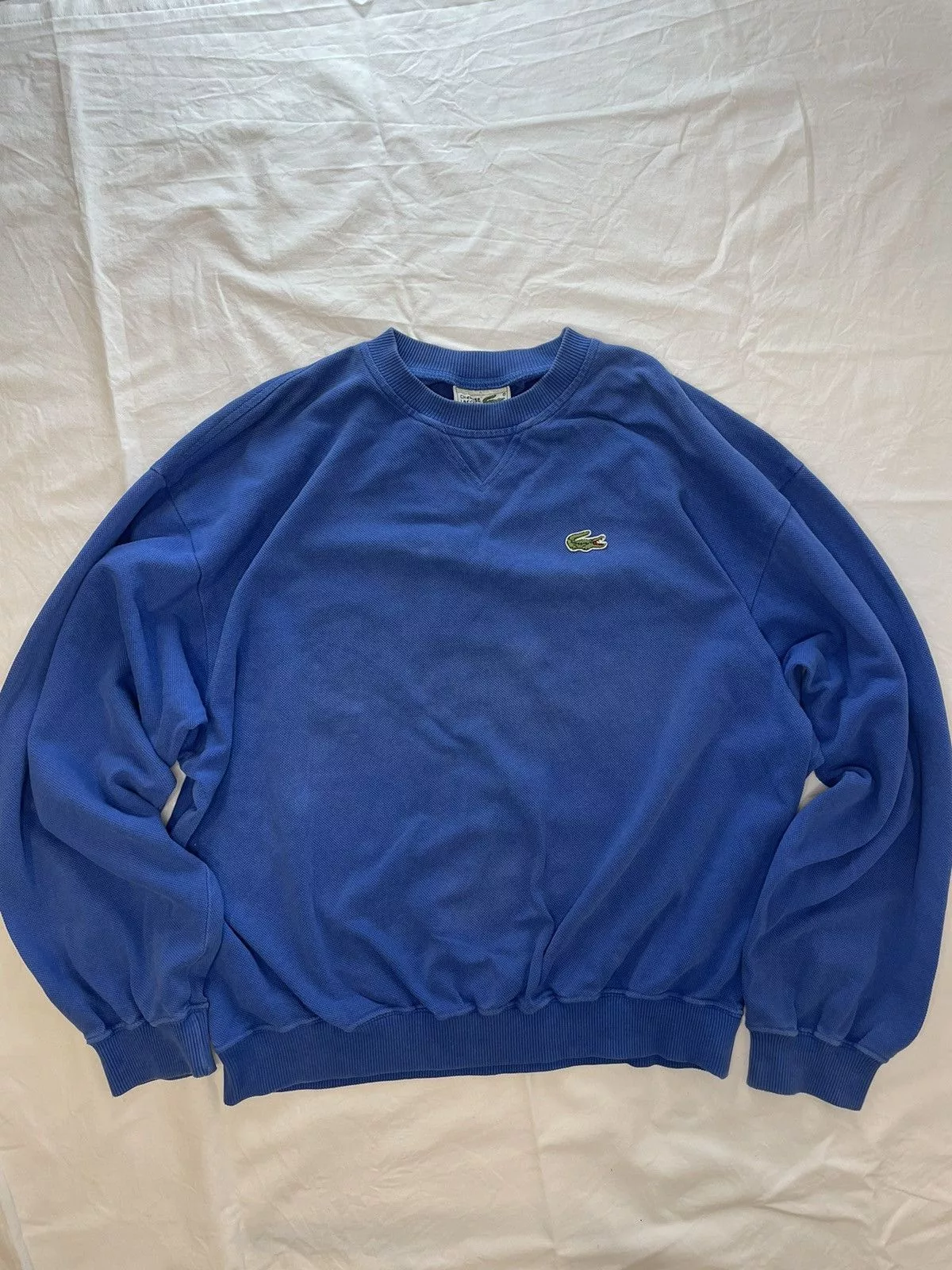 Lacoste Sweatshirts Hoodies Lacoste × Vintage Lacoste sweat-shirt Blue Streetwear