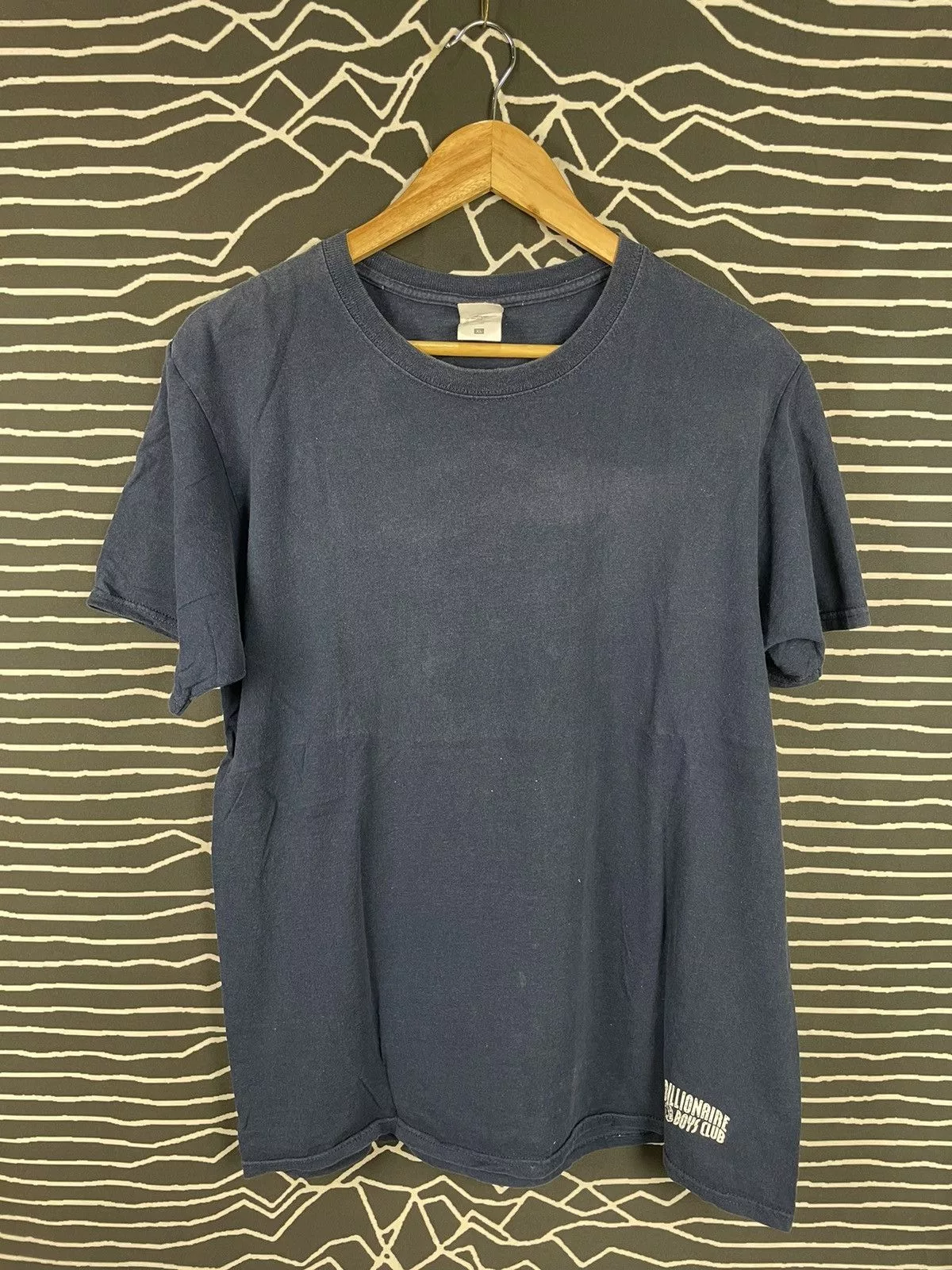 Vintage Short Sleeve T Shirts Vintage FOTL plain Tee Blue