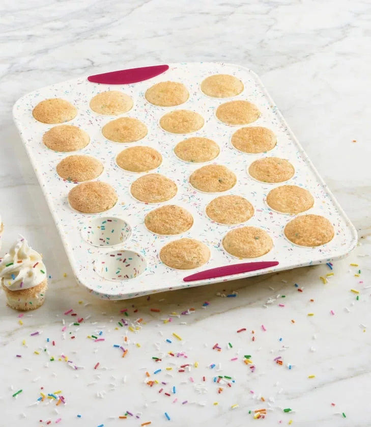 24 Mini Muffin Pan Confetti