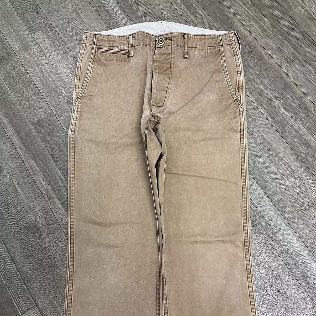 Visvim Casual Pants Visvim High Water Buckle Back Chino Pants Brown