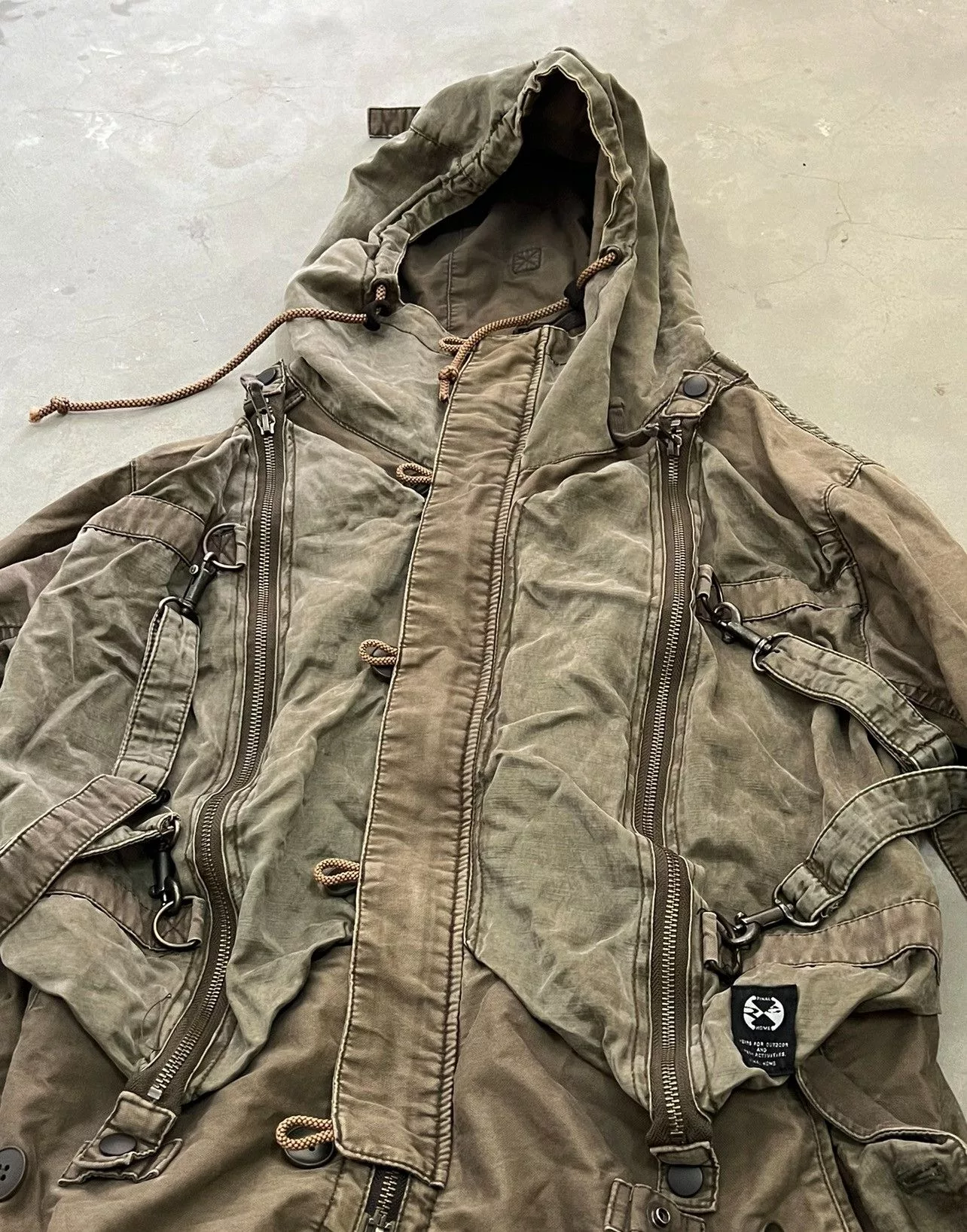 Final Home Parkas Final Home Military Parka Brown