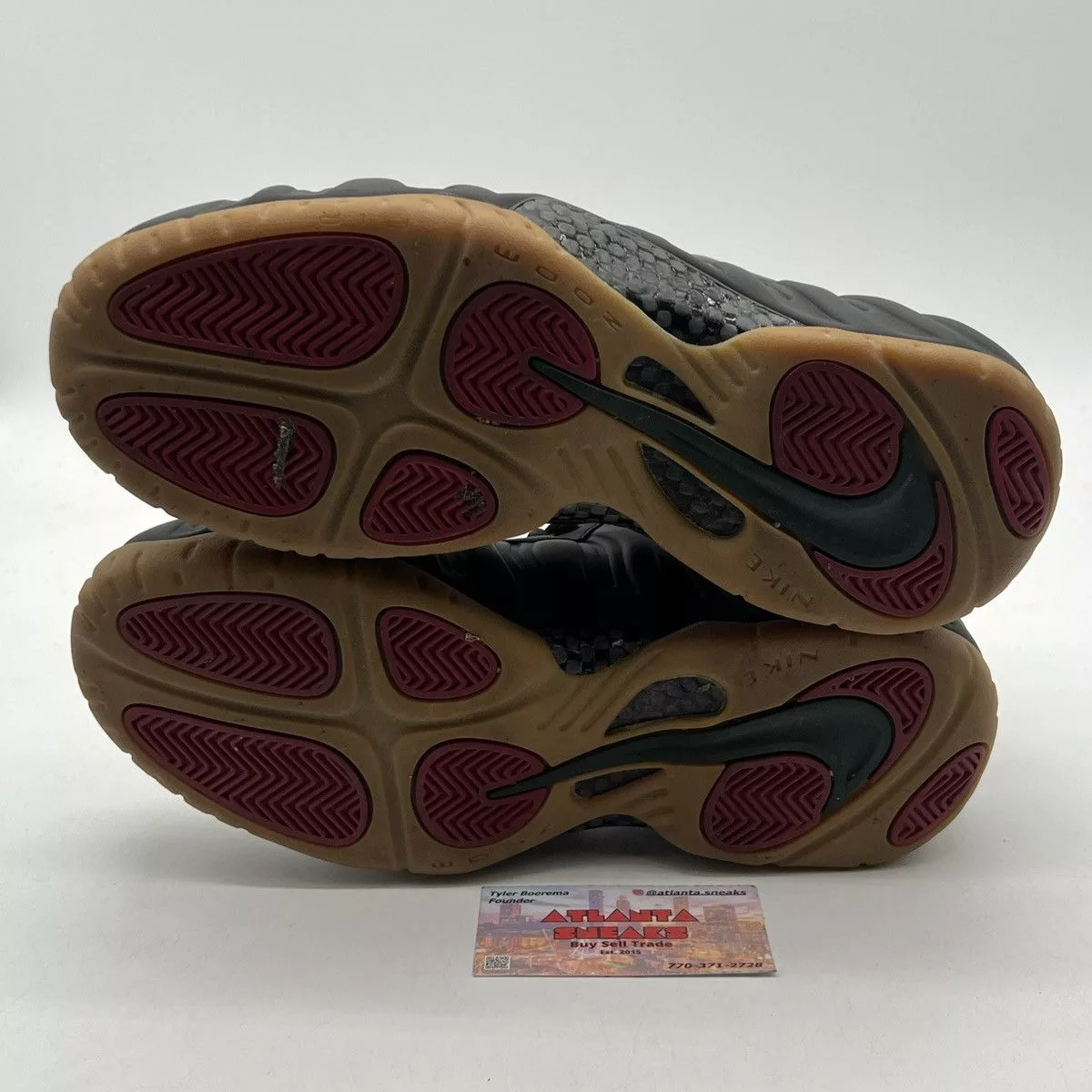 Nike Low Top Sneakers Nike Foamposite pro Gucci Black