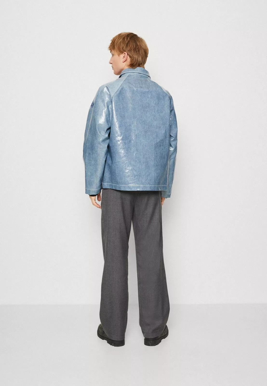 Diesel Raincoats Diesel D-Sury Giacca Raincoat Denim Jacket Blue