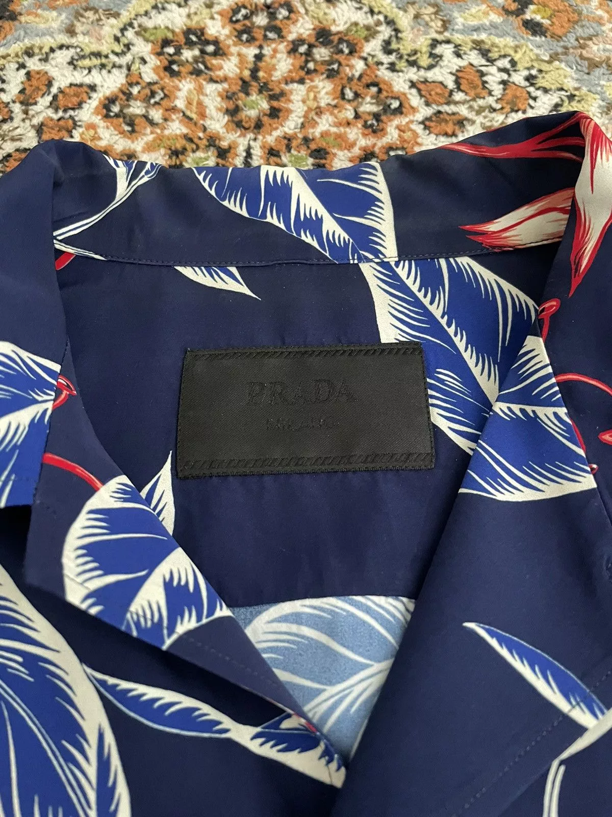 Prada Short Sleeve T Shirts Prada Short Sleeve Blue