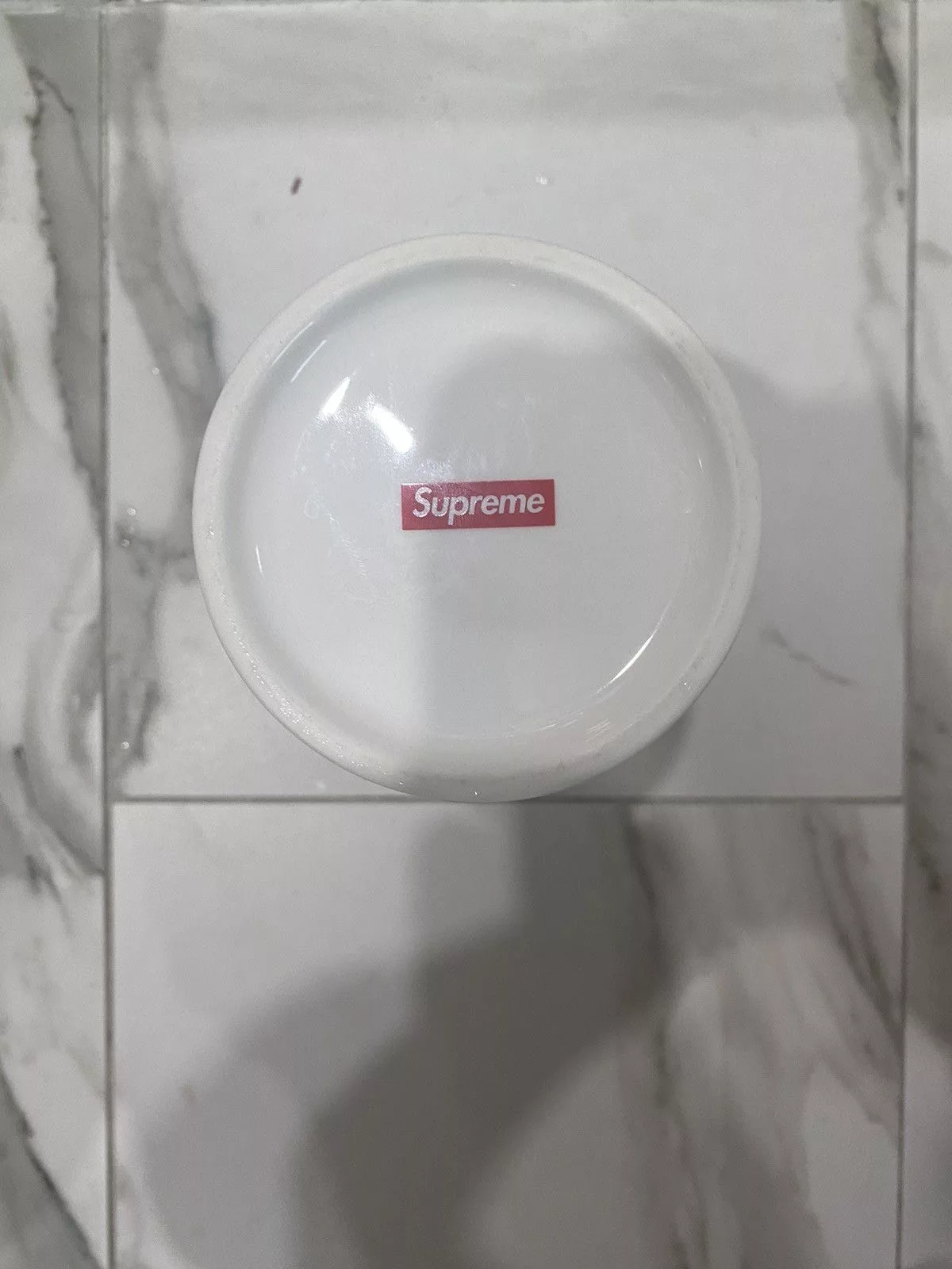 Supreme Supreme Supreme Alphabet Vase White