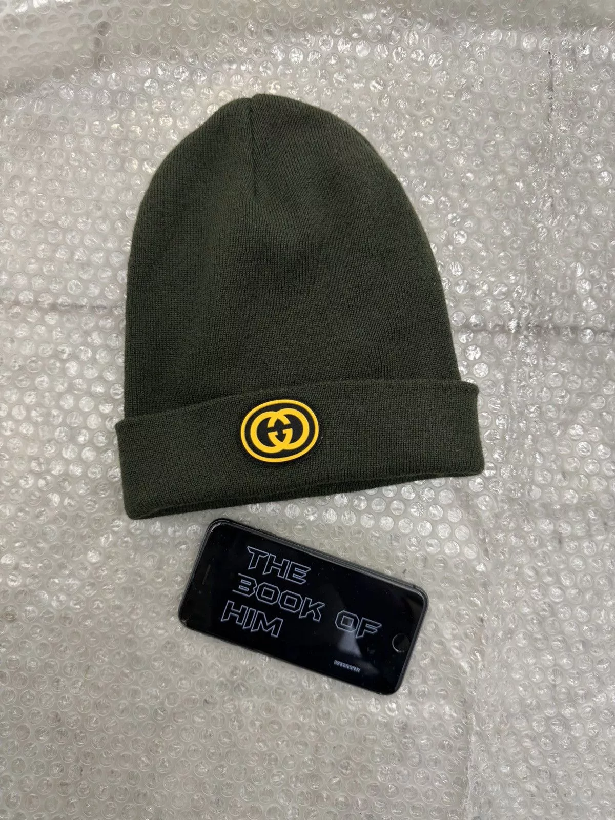 Gucci Miscellaneous Gucci × Los Angeles Apparel Dark Green Gucci Los Angeles Dodgers Beanie Hat Streetwear