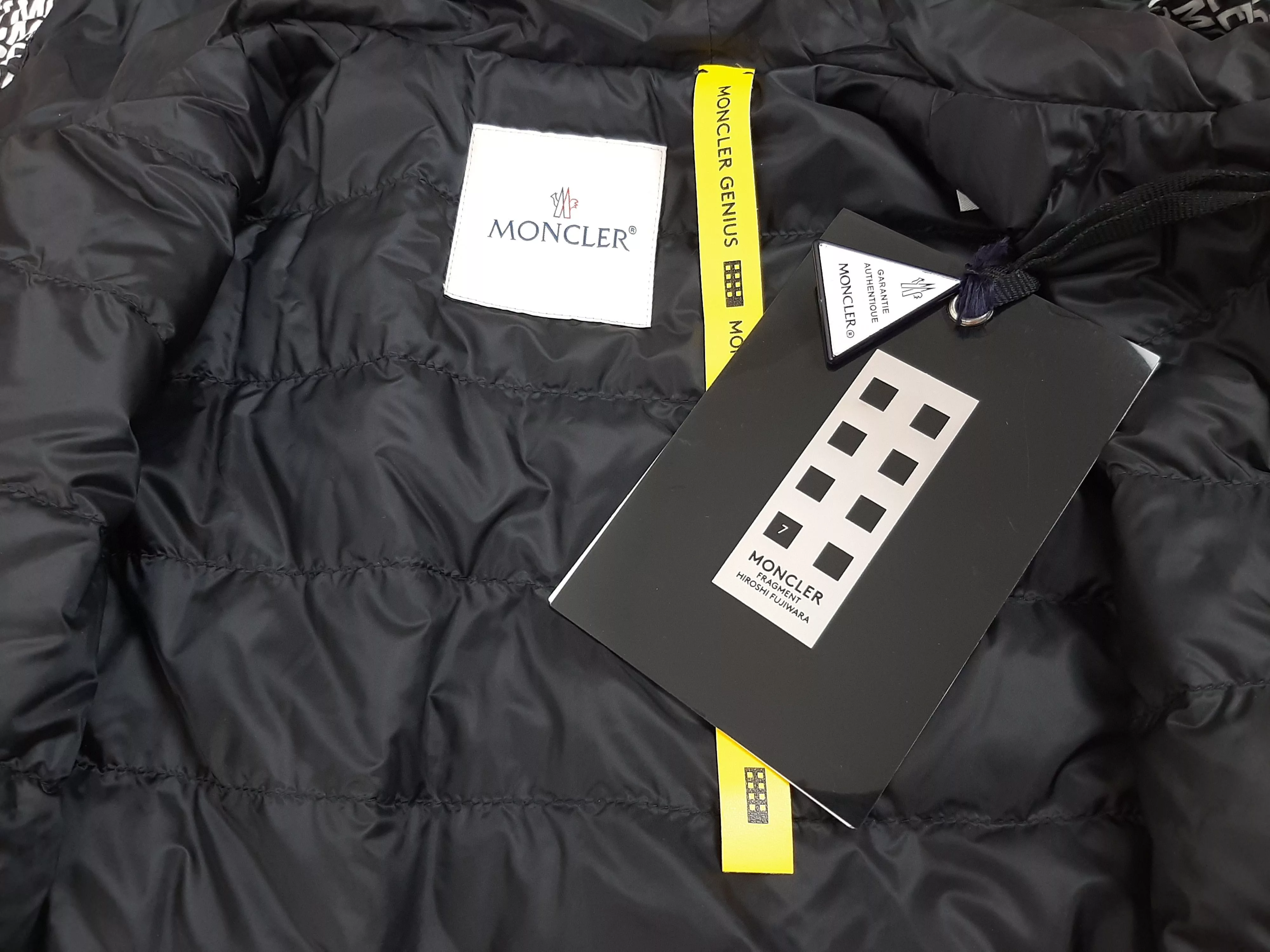 Fragment Design Light Jackets Fragment Design × Moncler Moncler x Fragment Rap Jacket Multicolor Men's Size 2