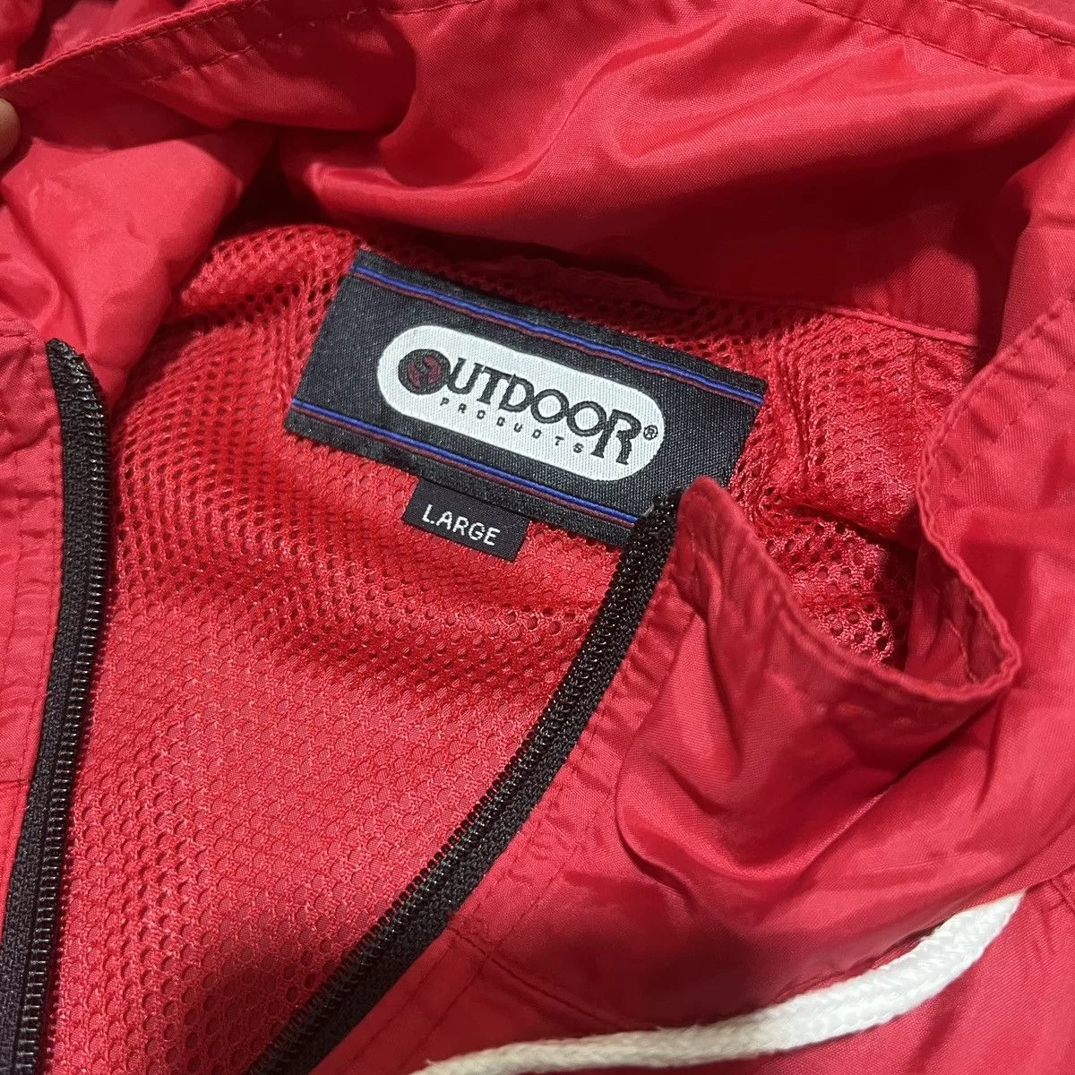 Weatherproof Light Jackets Weatherproof Outdoor Products Windbreaker Light Jacket Red Gorpcore