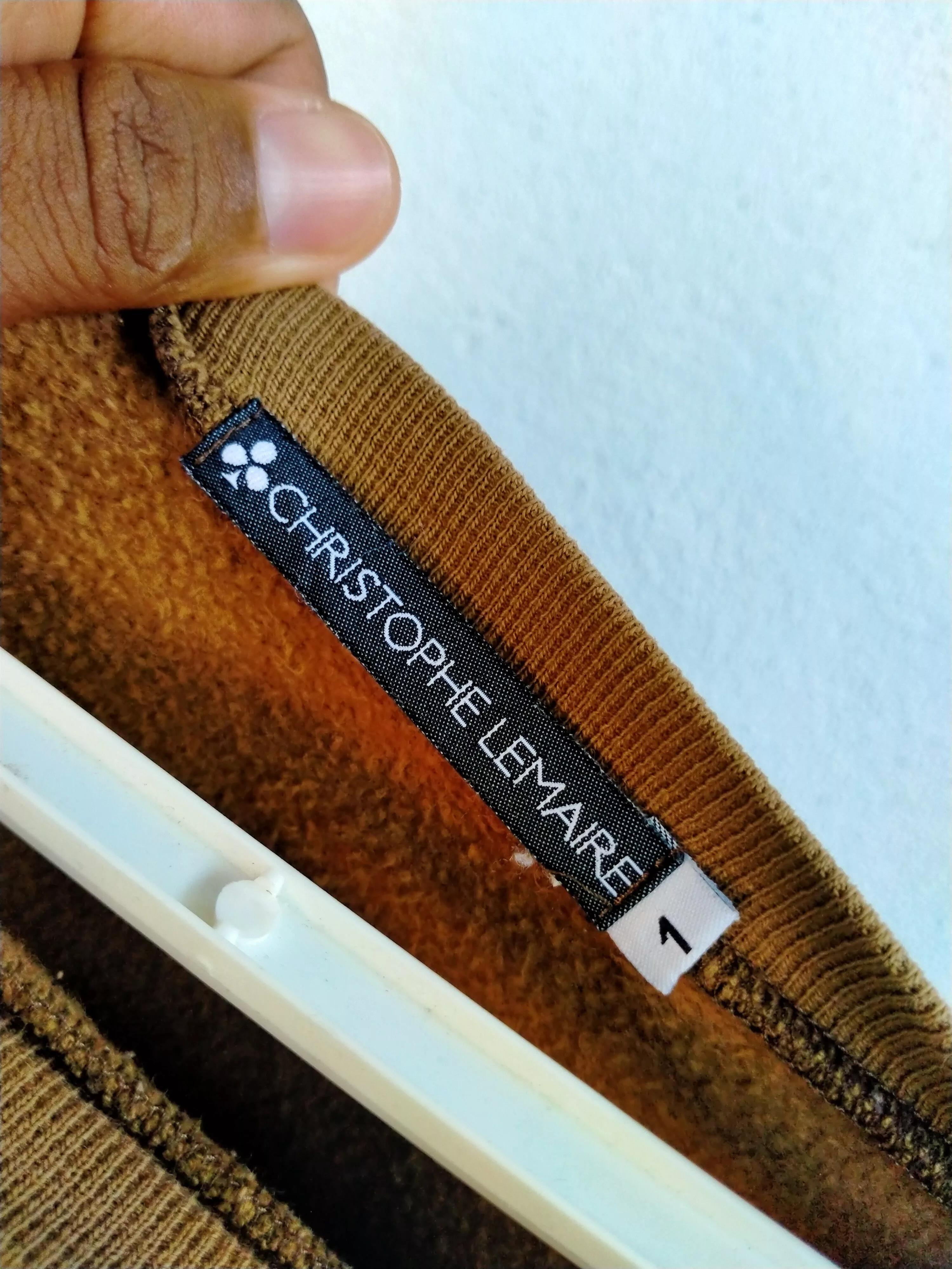 Christophe Lemaire Sweatshirts Christophe Lemaire × Vintage Vintage Christopher Lemaire Distressed Sweatshirt Brown