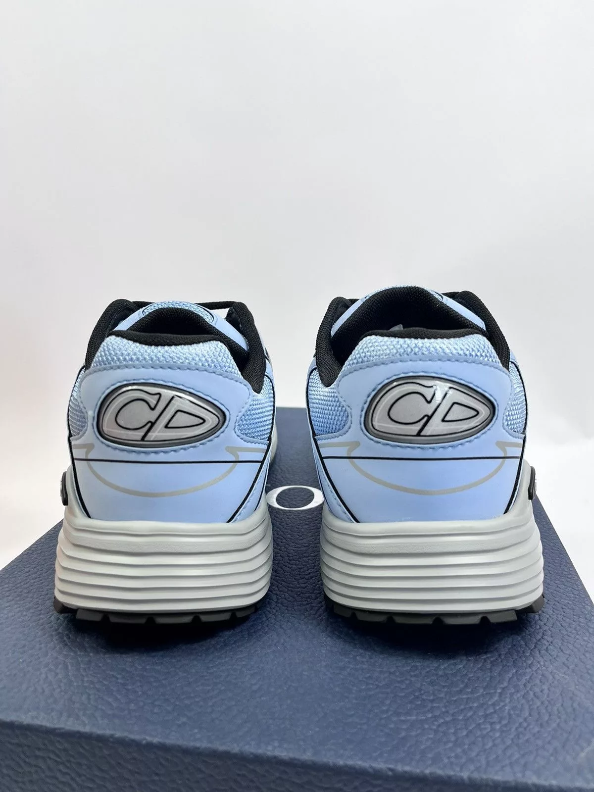 Dior Low Top Sneakers Dior B30 UNC BLUE CD RUNNER SNEAKERS