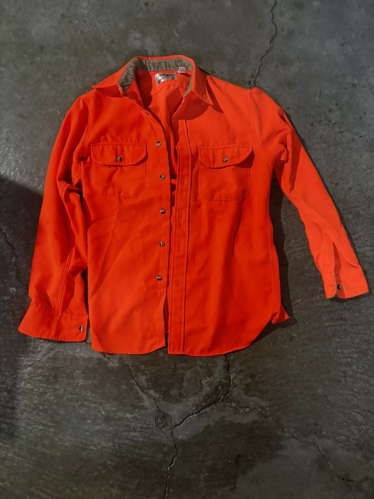 Cabelas Shirts Button Ups Neon Orange Cabelas Button Up
