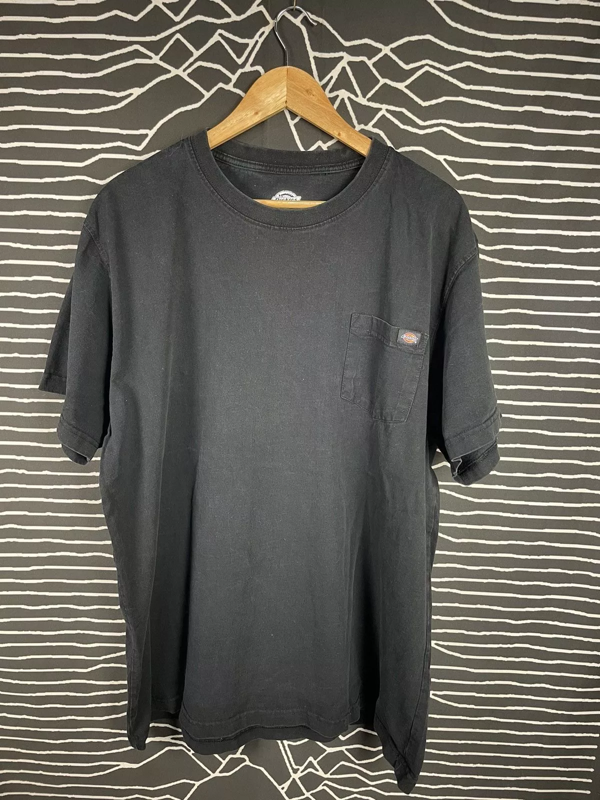 Dickies Short Sleeve T Shirts Dickies Pocket Tee Black Streetwear