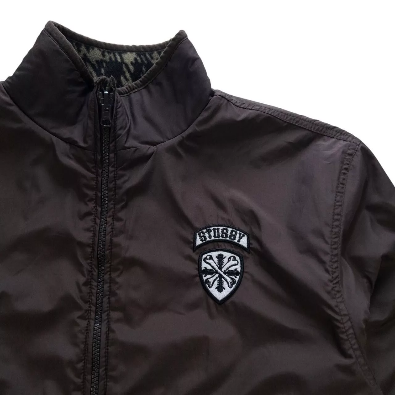 Stussy Light Jackets Vintage Stussy Reversible Jacket Size L Brown