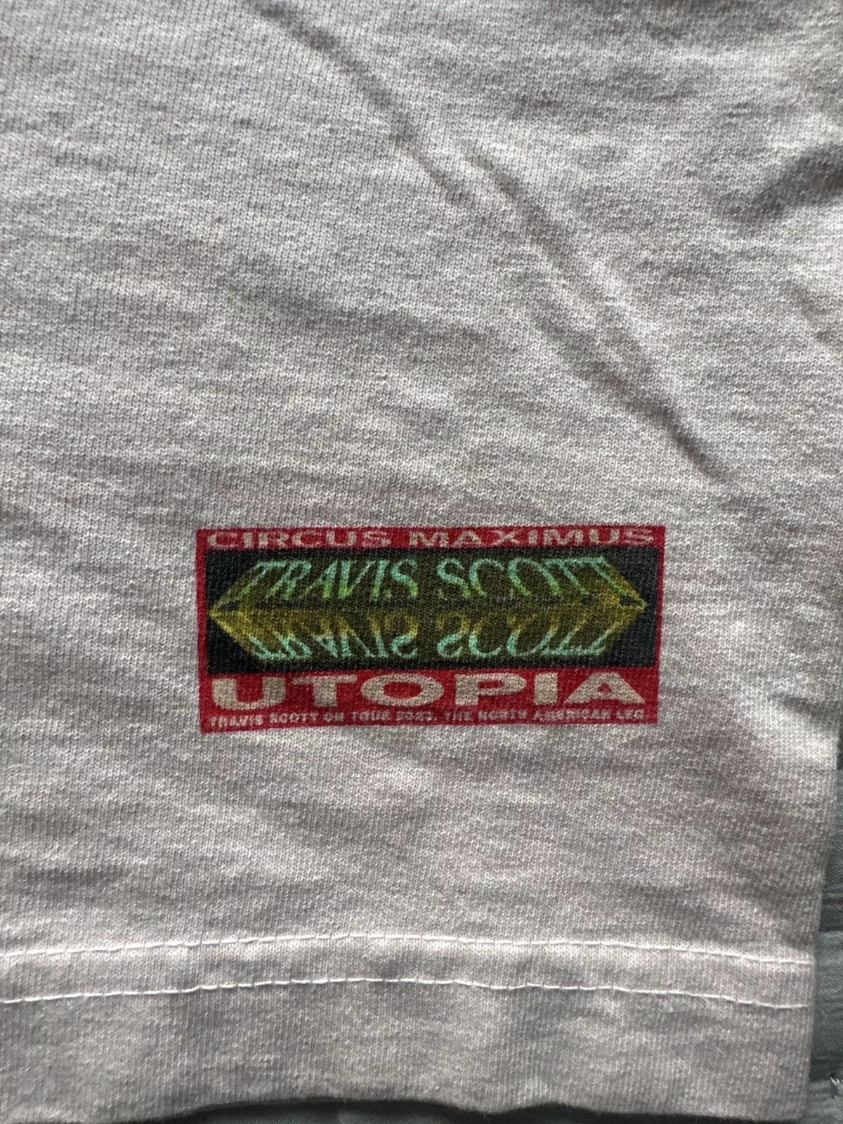 Other Short Sleeve T Shirts Other × Travis Scott Travis Scott x Utopia Tour Tee Pink Streetwear