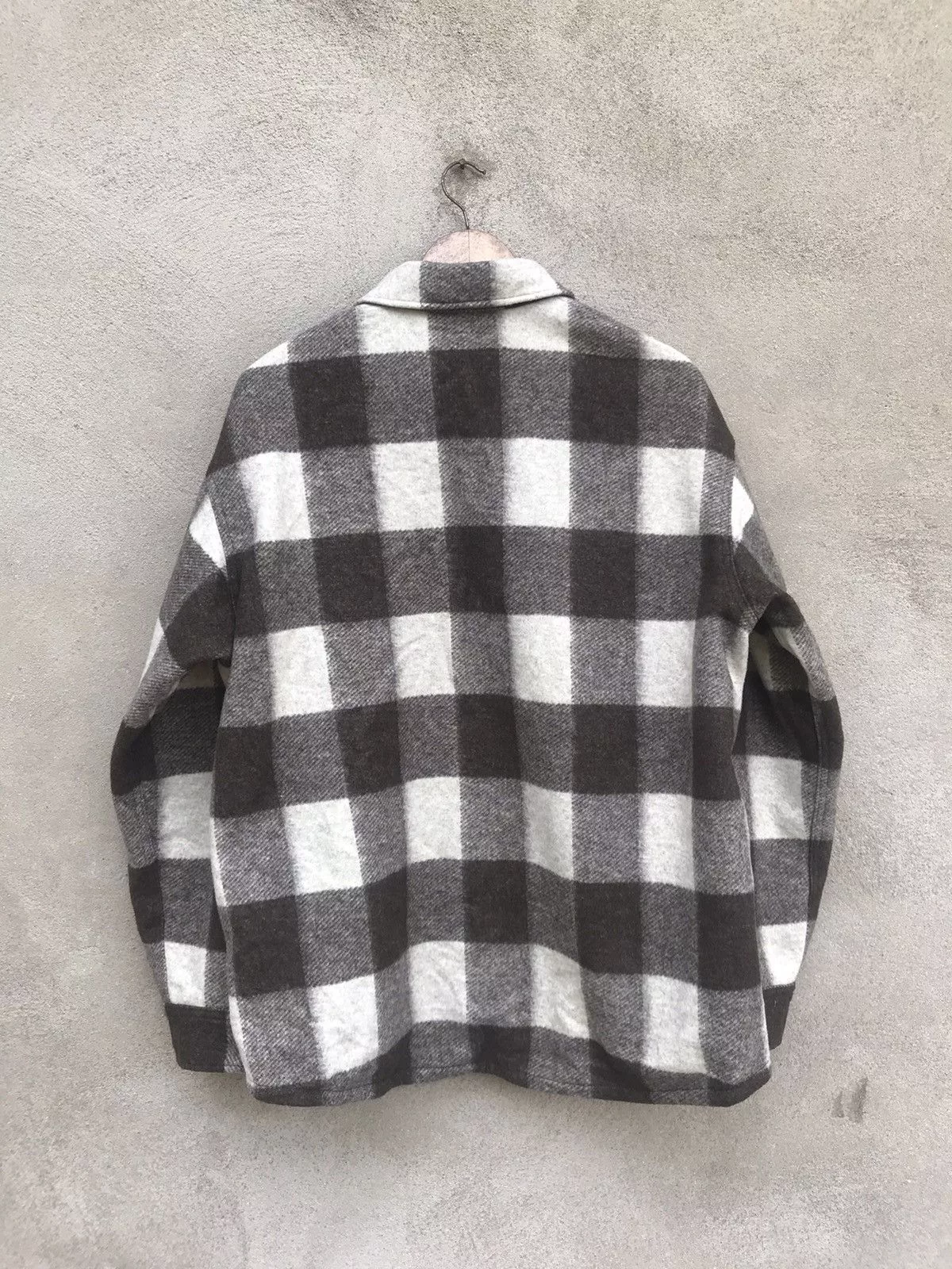 Uniqlo Light Jackets RARE UNIQLO WORKER WOOL BUTTON UP JACKET Multi Workwear