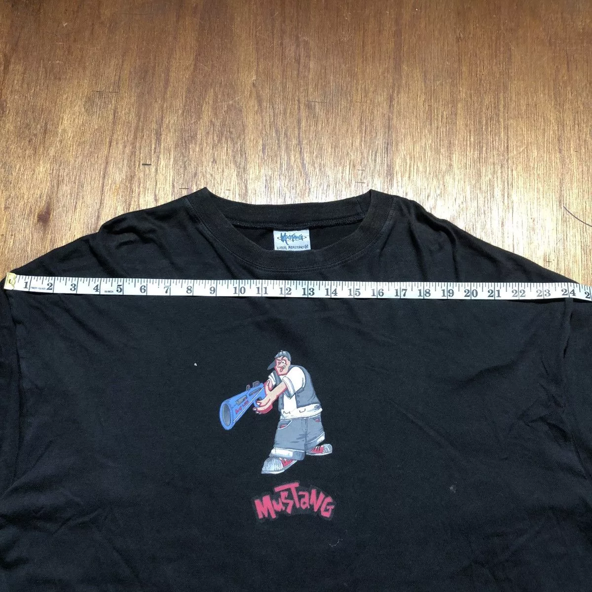 Rap Tees Long Sleeve T Shirts Rap Tees Rap Tee “MusTang” Black
