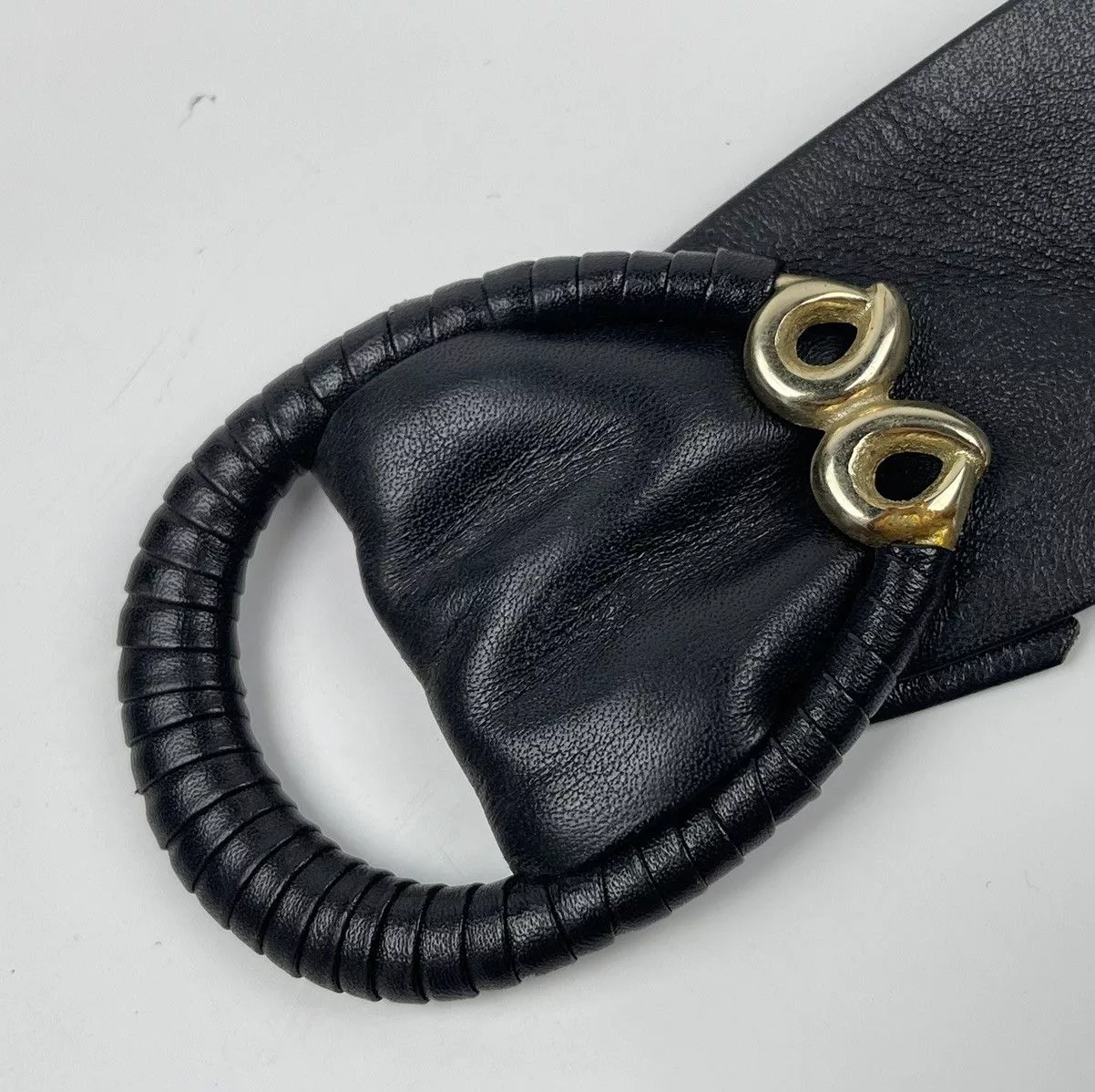 Genuine Leather Belts Genuine Leather × Japanese Brand yuki torii leather belt tc18 Black