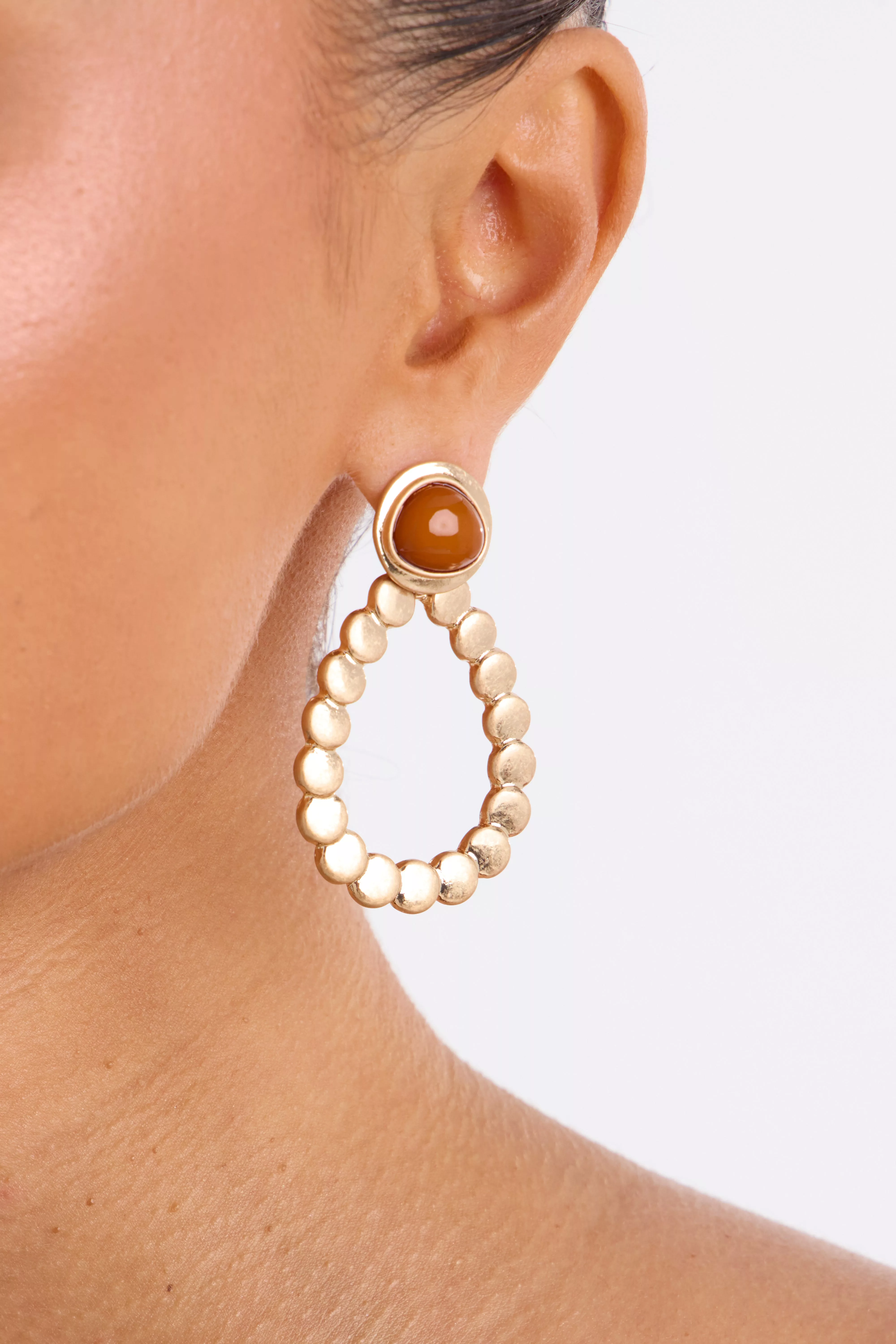 Time To Getaway Drop Earrings - Gold