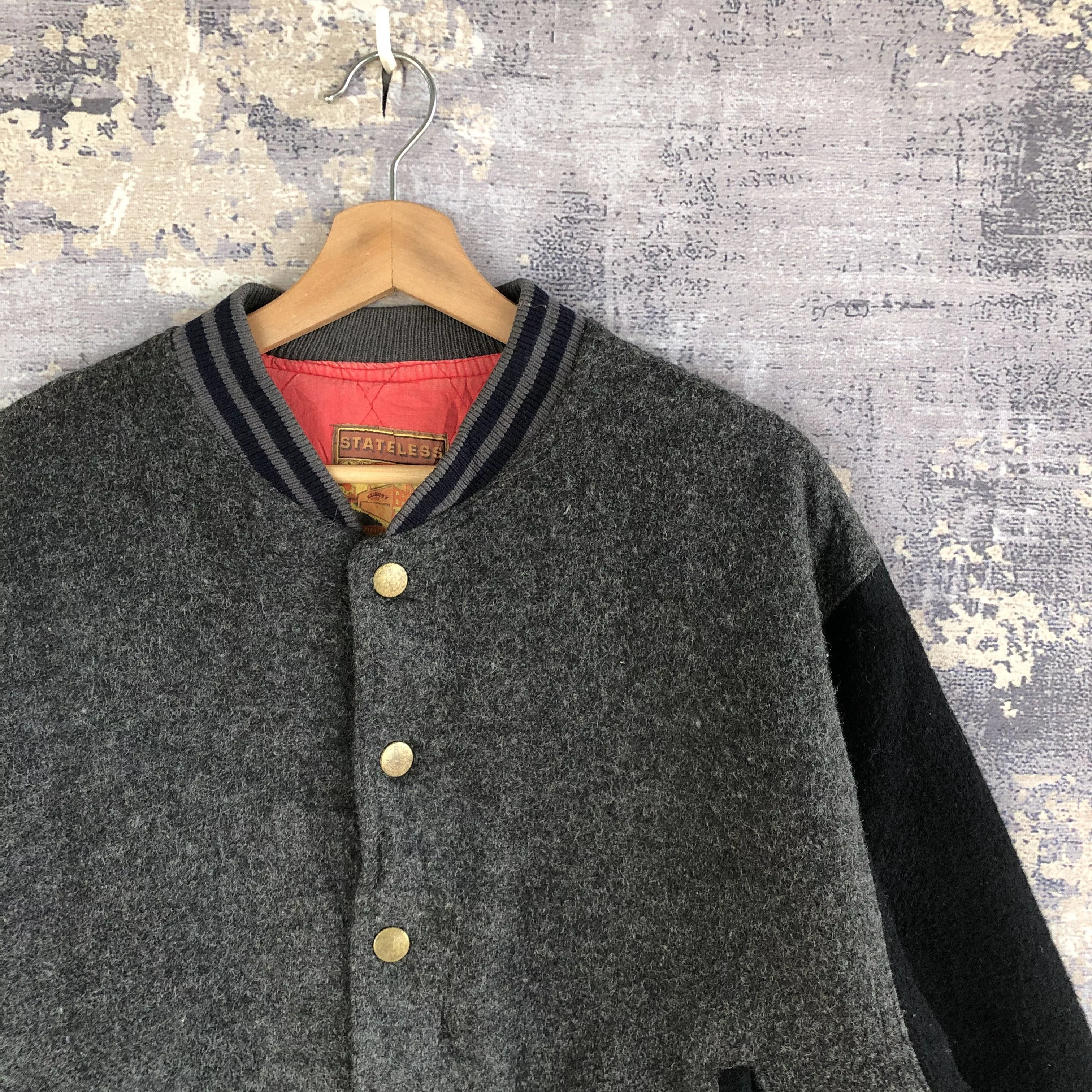 Vintage Light Jackets Vintage Kearney House Varsity Jacket Baseball Wool Jacket Multi