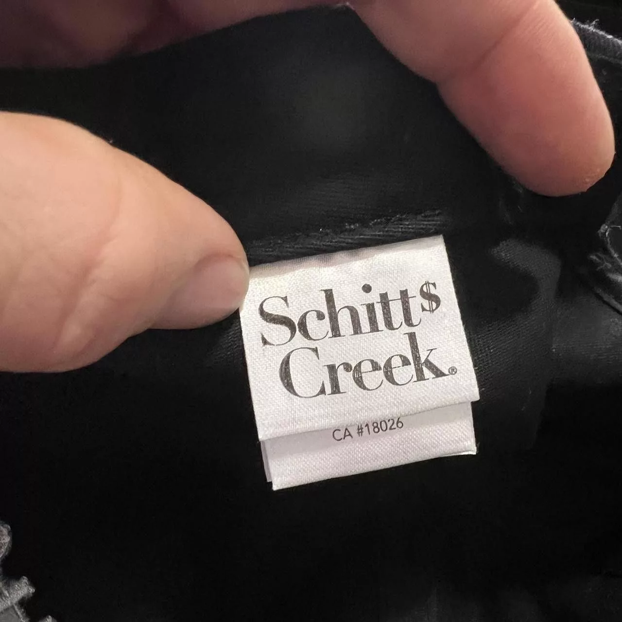 Designer Hats Designer Schitts Creek Snapback Hat Black
