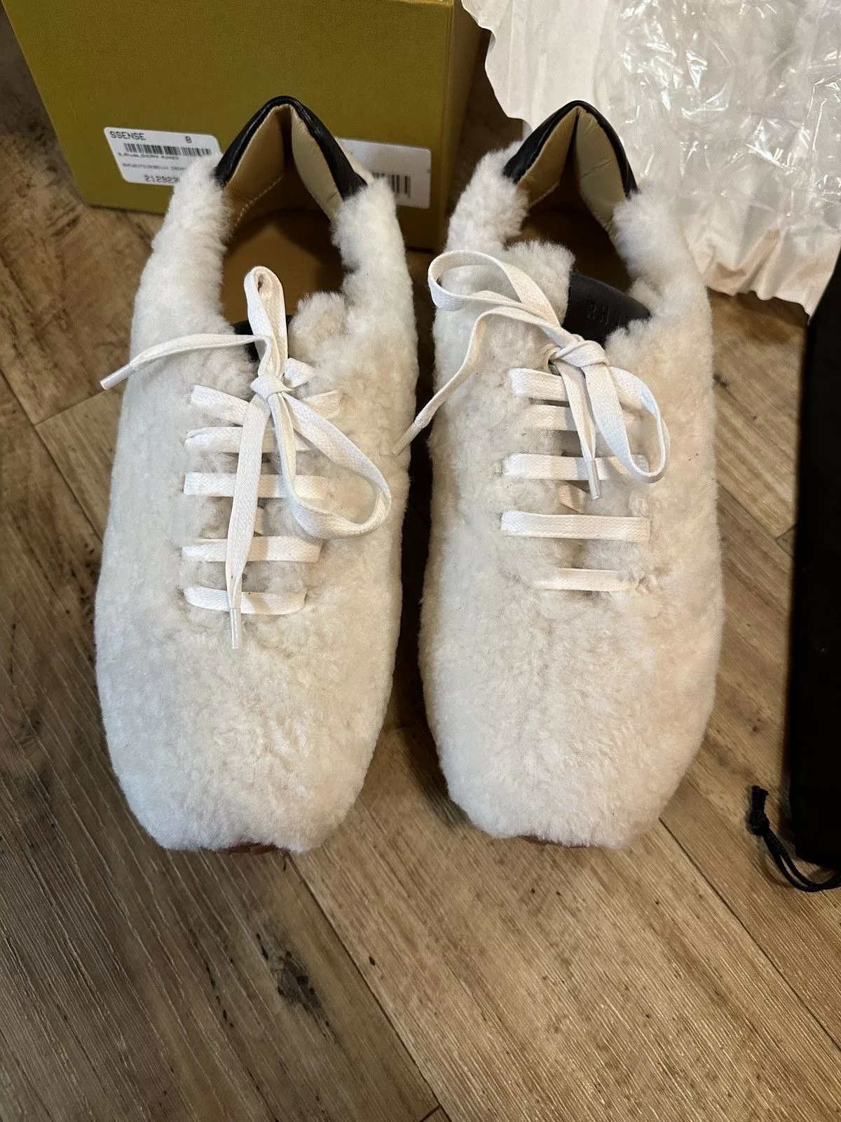 Rhude Low Top Sneakers RHUDE CREAM SHERPA RUNNER White