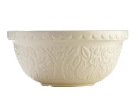 Cream Fox Mixing Bowl 11.75"