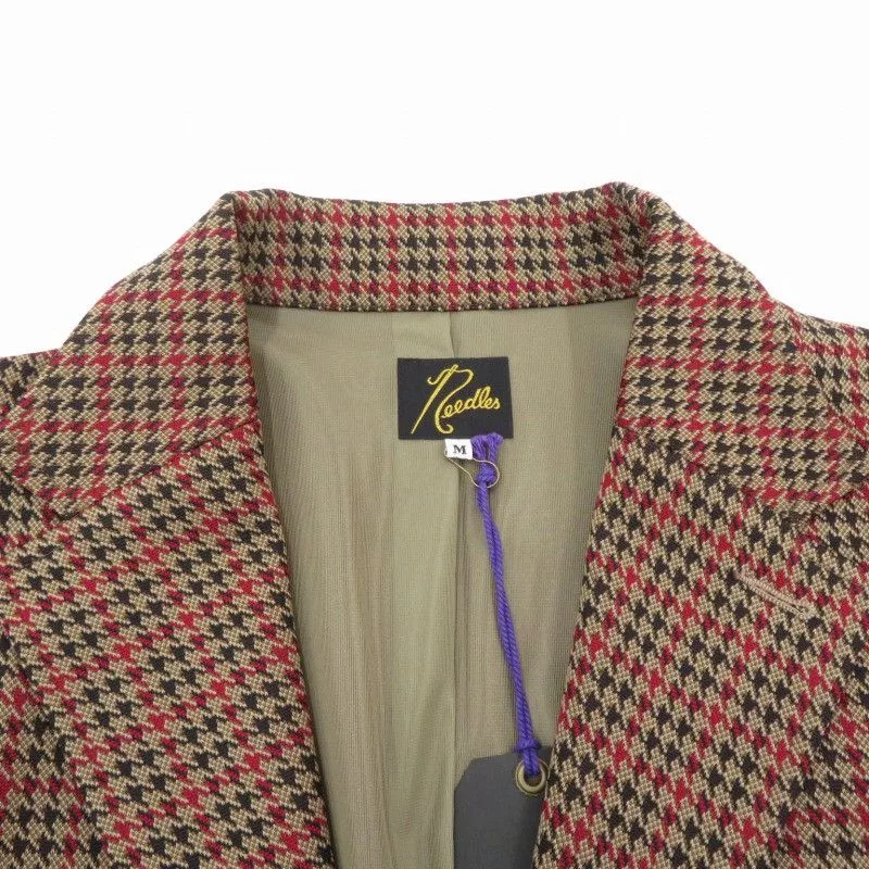Needles Light Jackets Needles Jacket Tailored Total Pattern Polyester Brown