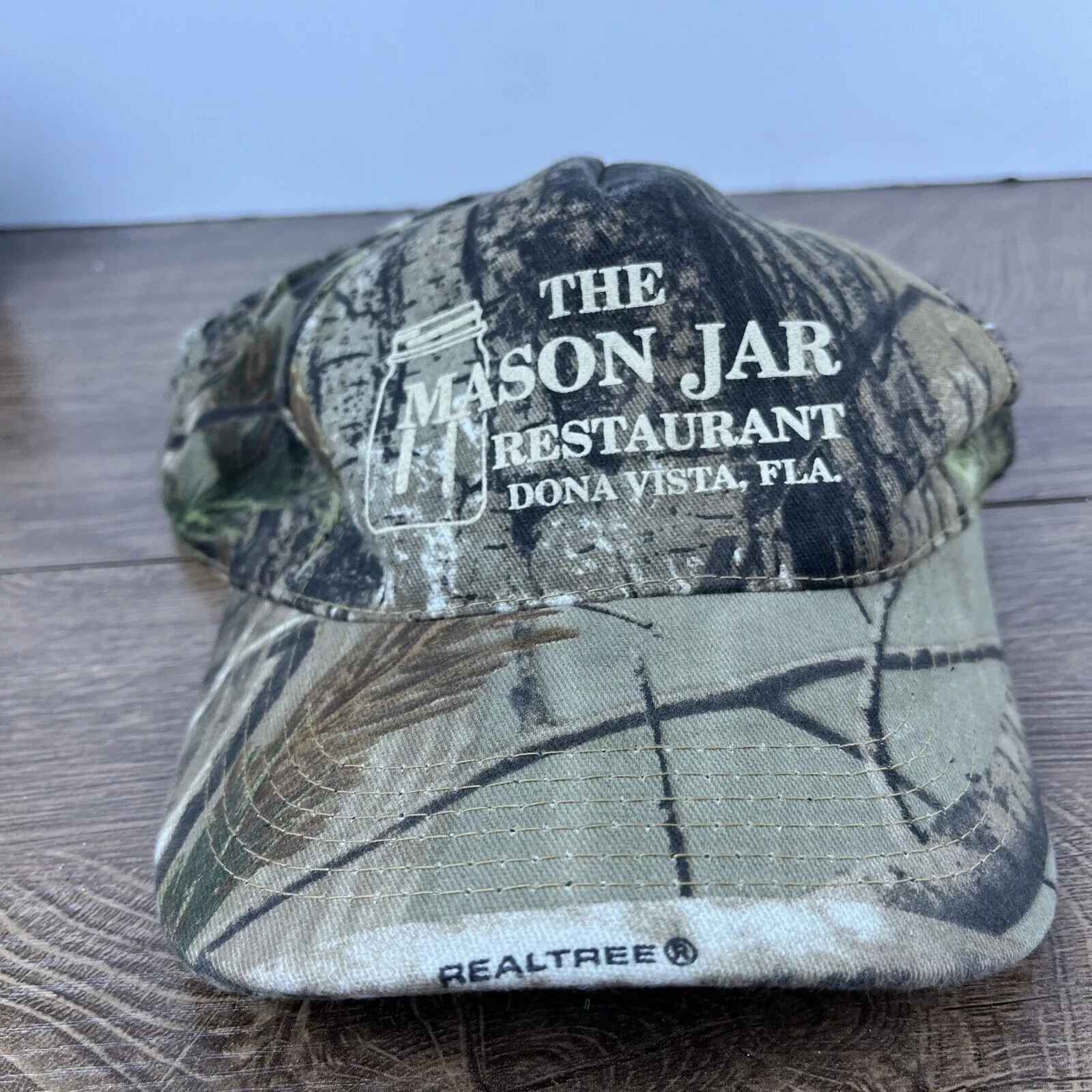 Other Hats Other The Mason Jar Restaurant Hat Camo Green Hat Adjustable Green