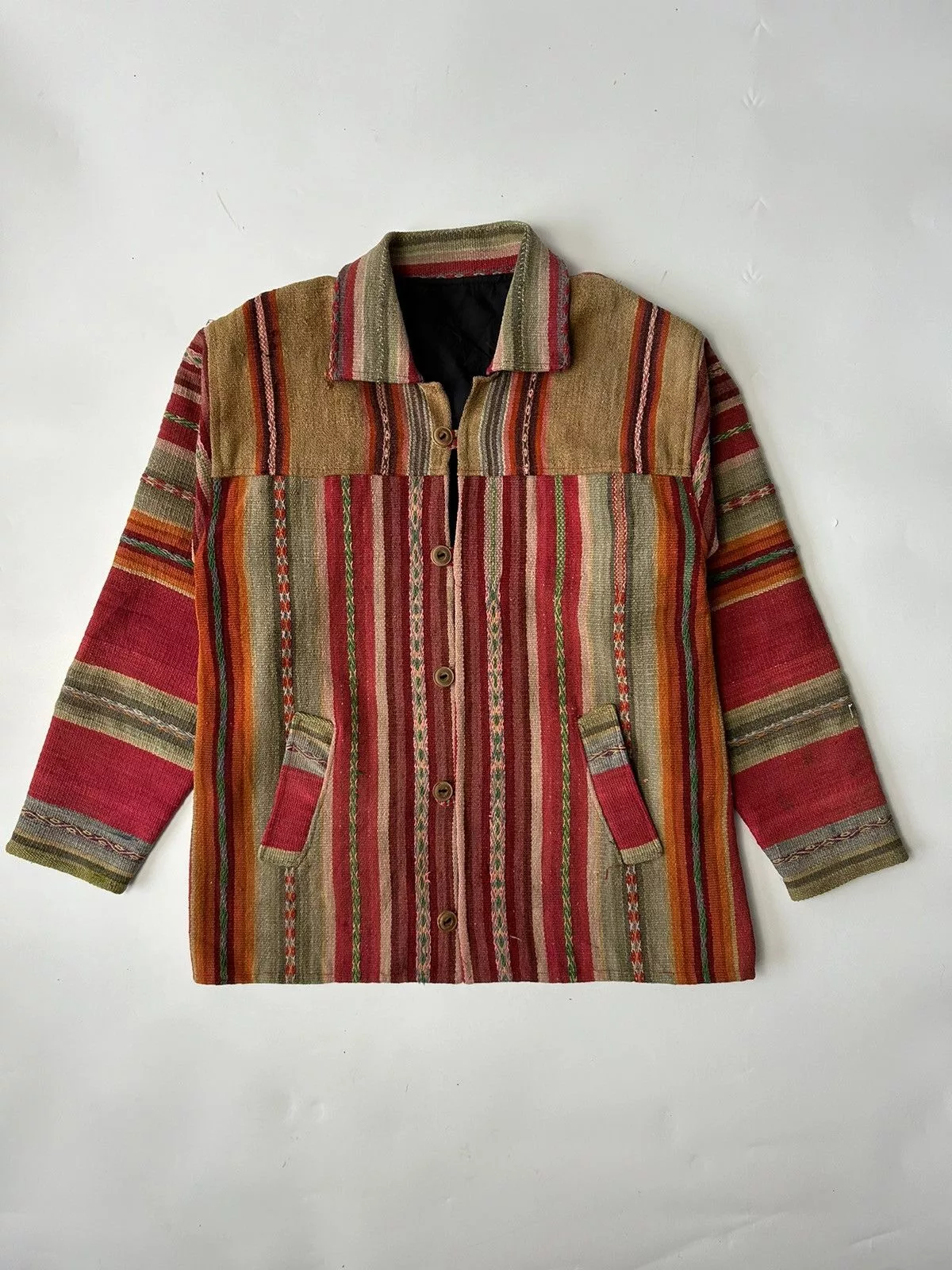 Handmade Light Jackets HANDMADE NAVAJO STYLE JACKET Multi Vintage
